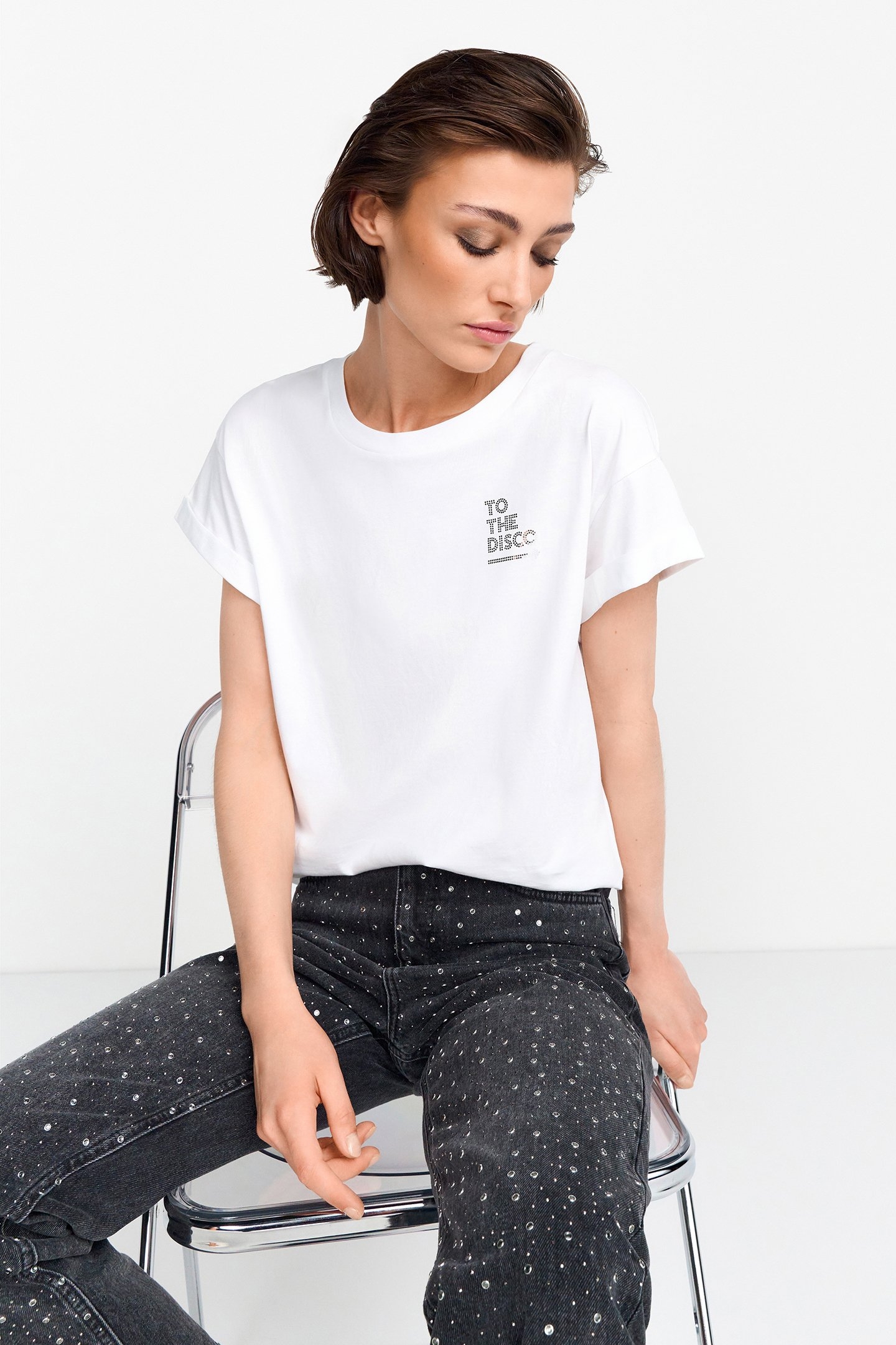 BOYFRIEND SPARKLE ORGANIC SHIRT WHITE 4