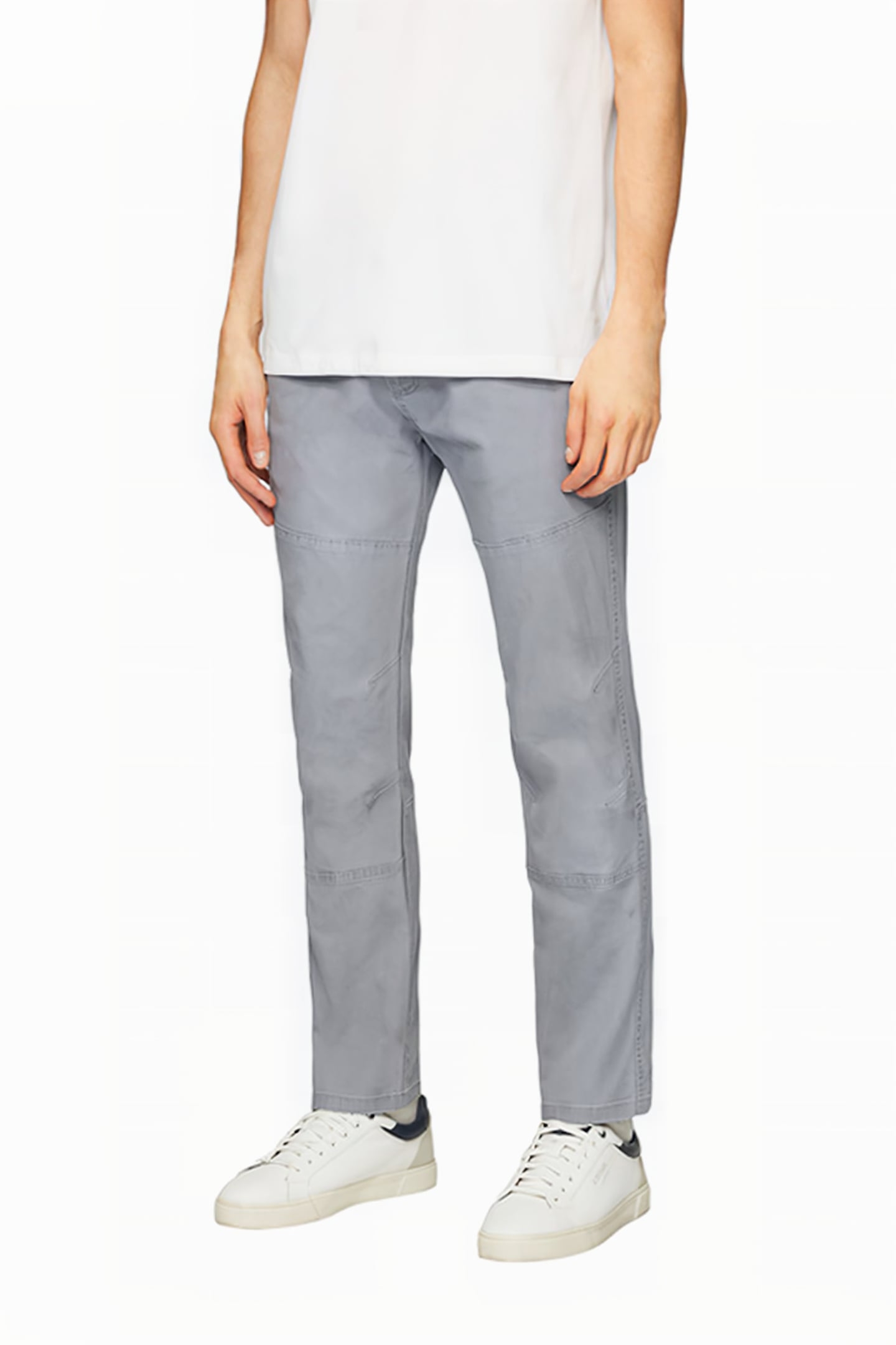 S.OLIVER PANT GREY/BLACK 1