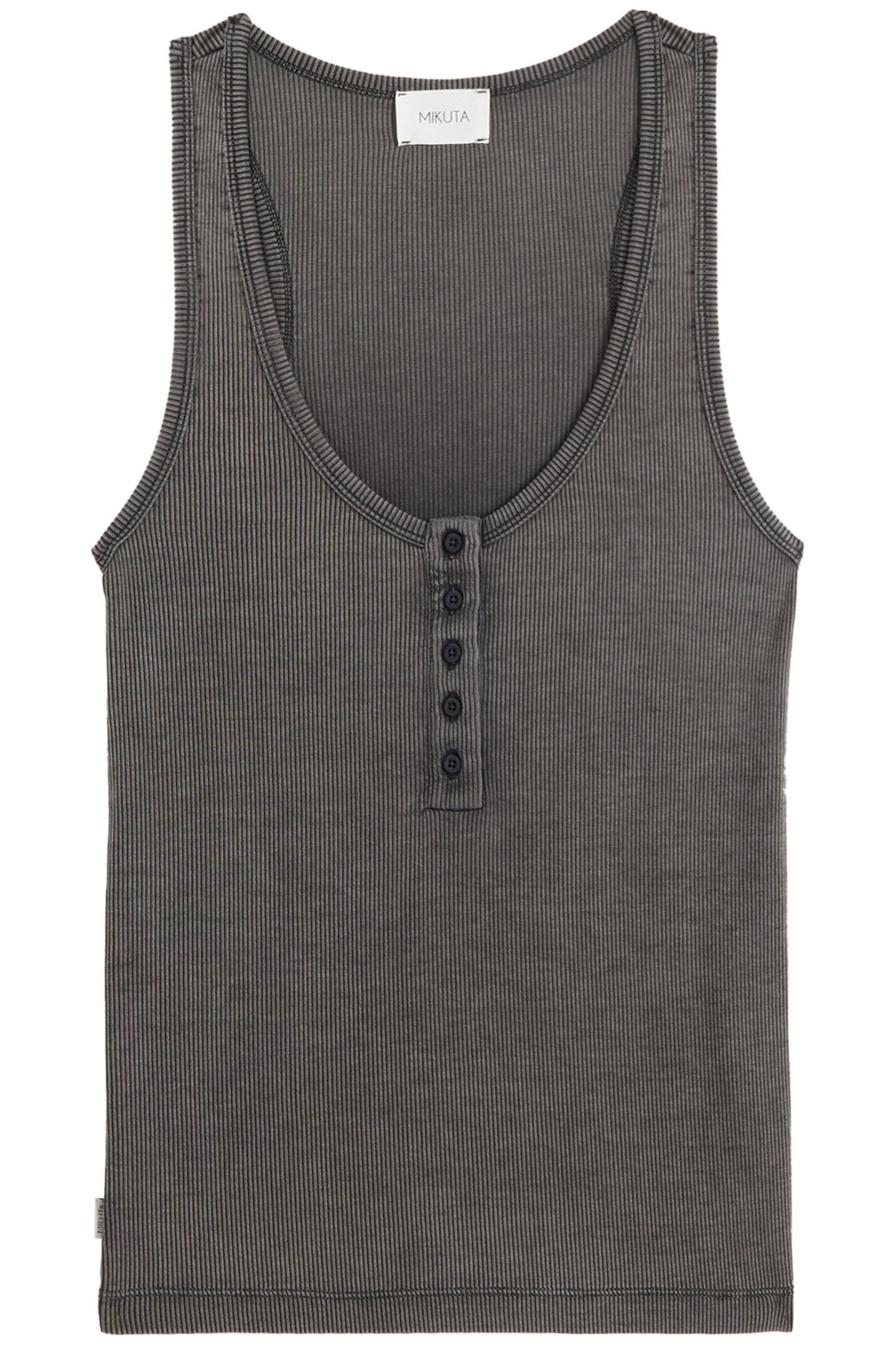 THE DARK FADED BUTTONED TANK TOP 1
