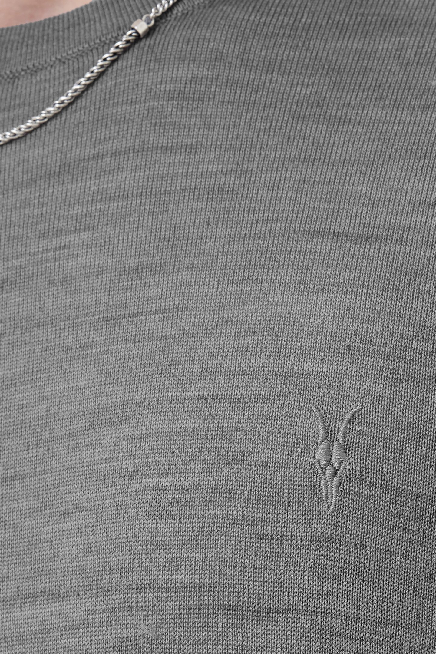 MODE MERINO CREW FOSSIL GREY 6