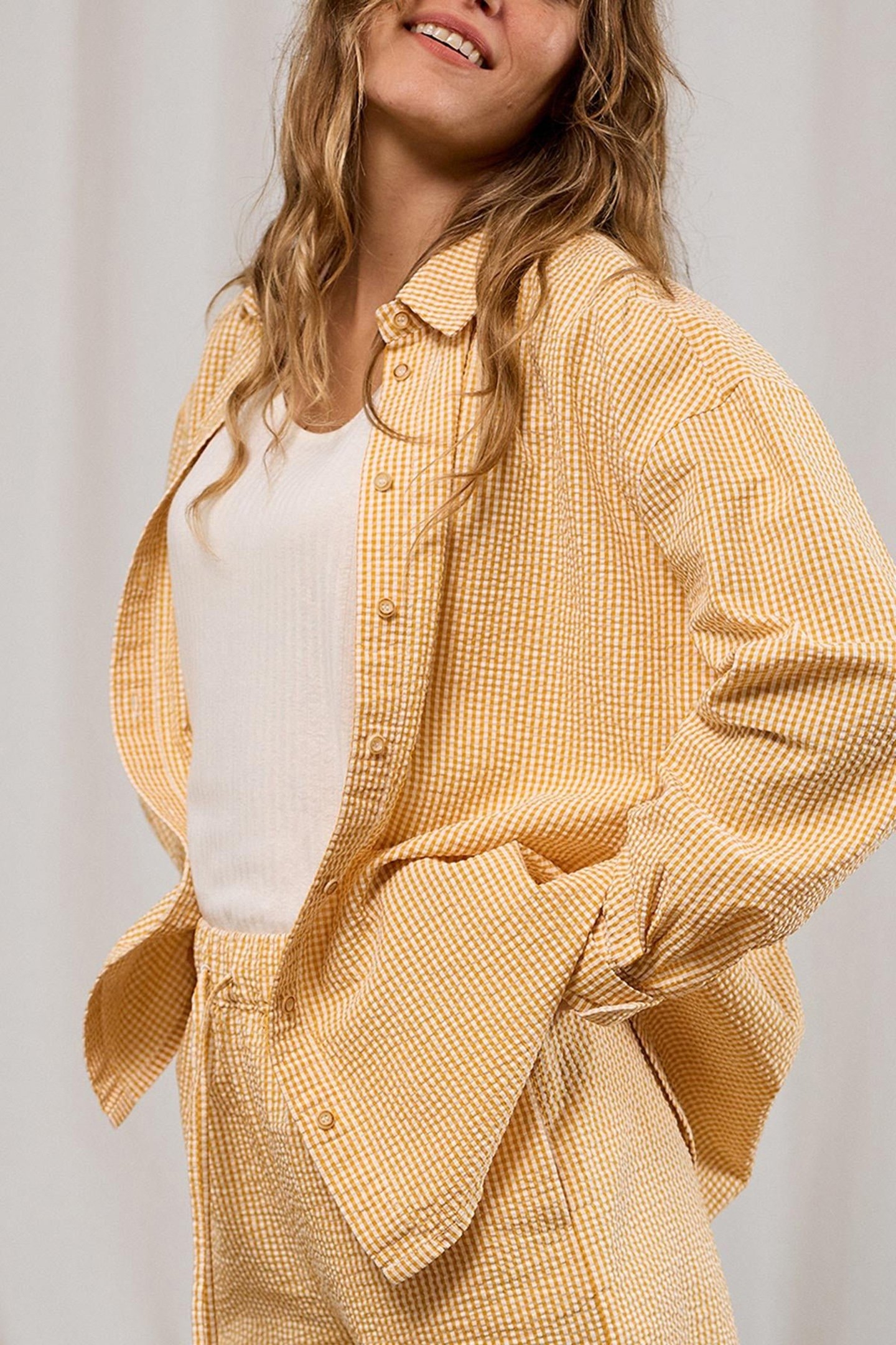 WAIPIO SHIRTS MUSTARD VICHY 4