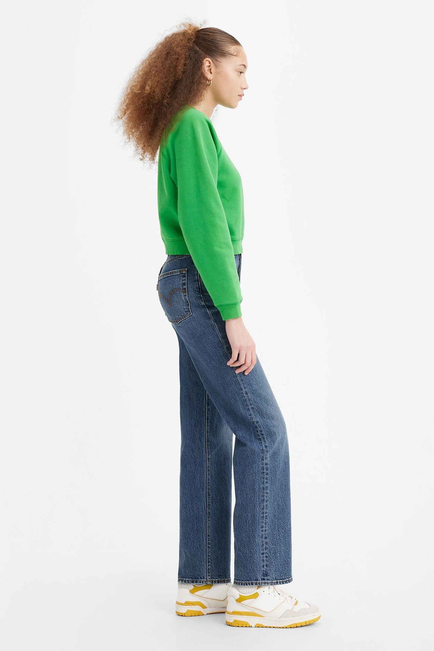 RIBCAGE FULL LENGTH JEANS DARK INDIGO 5