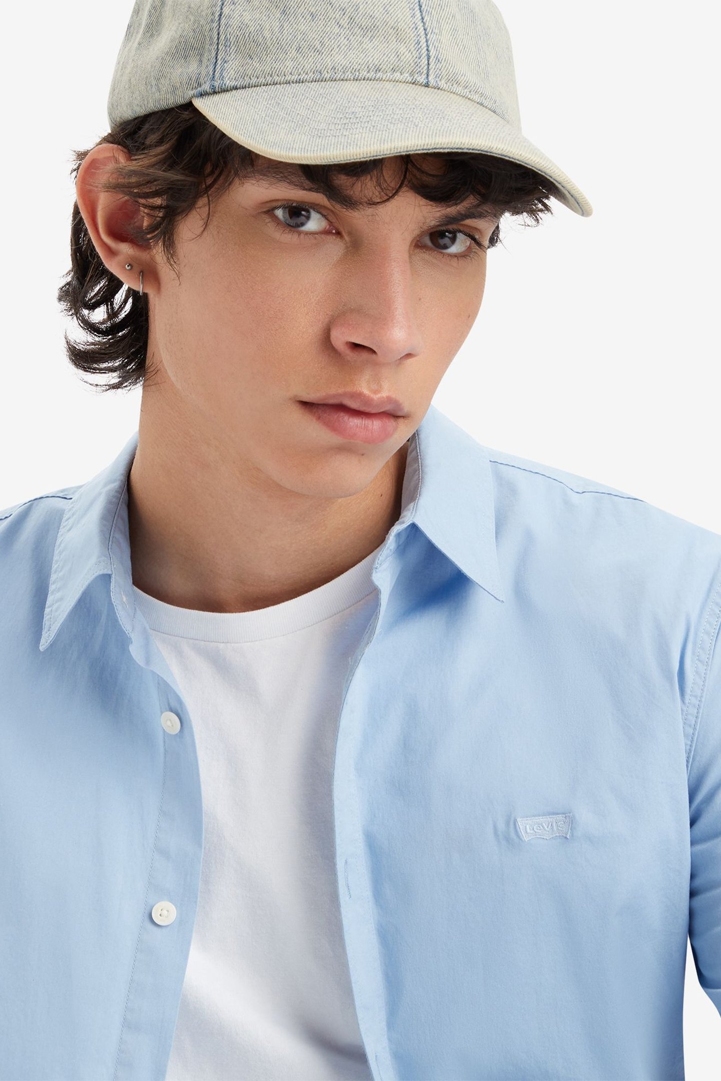 BATTERY HOUSEMARK SLIM FIT SHIRT BLUE 5