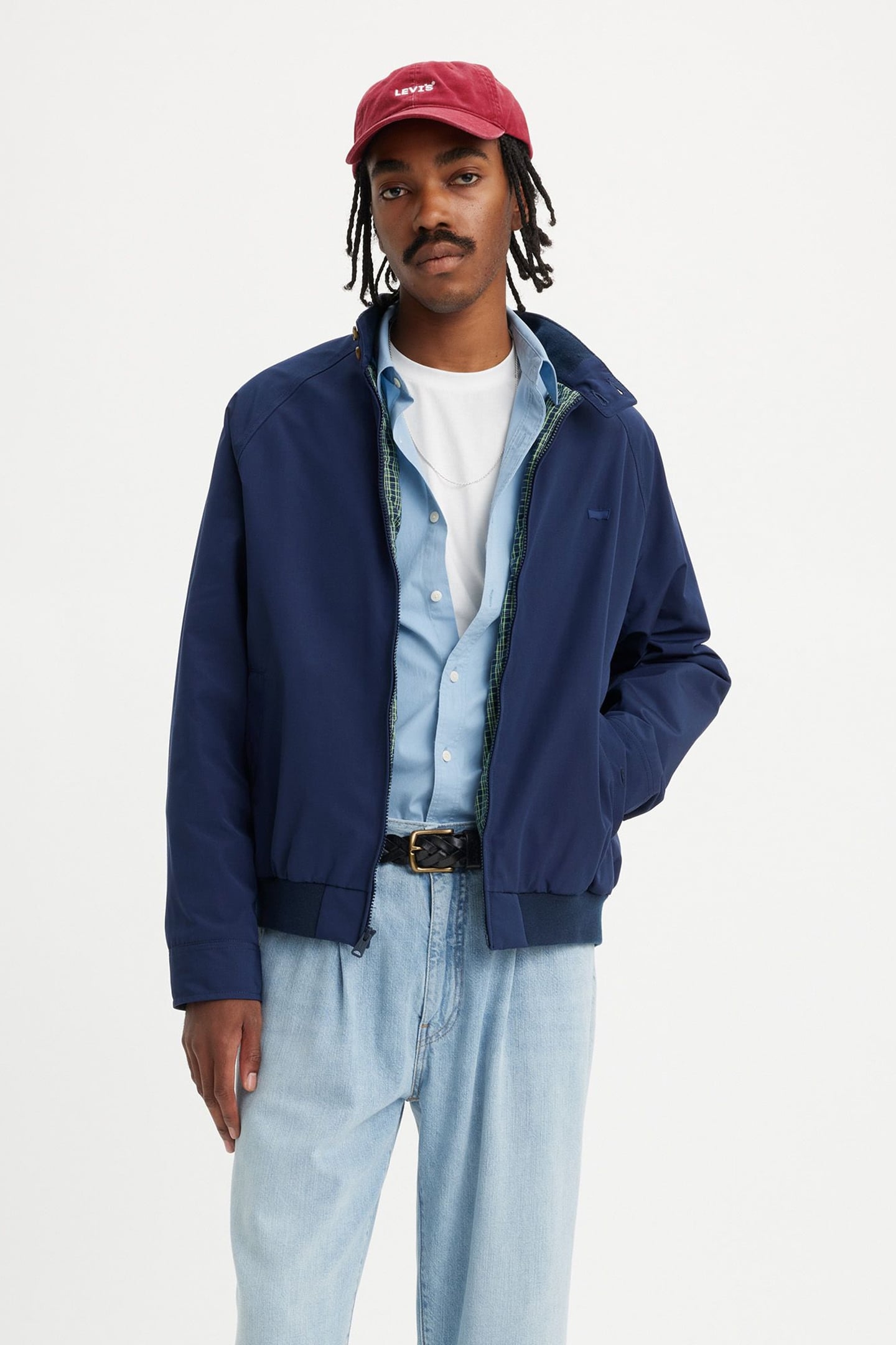 BACKER HARRINGTON JACKET BLUE 1