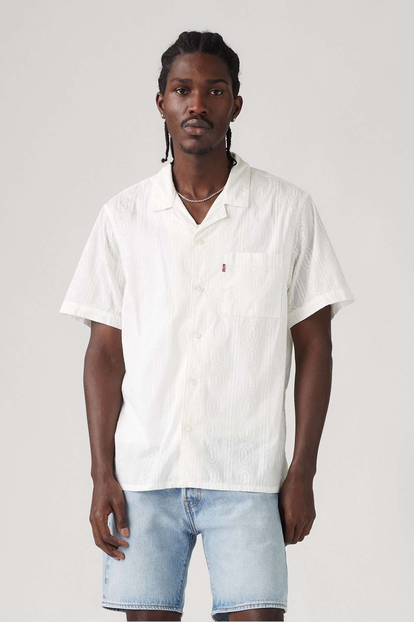 SUNSET CAMP SHIRT WHITE 1