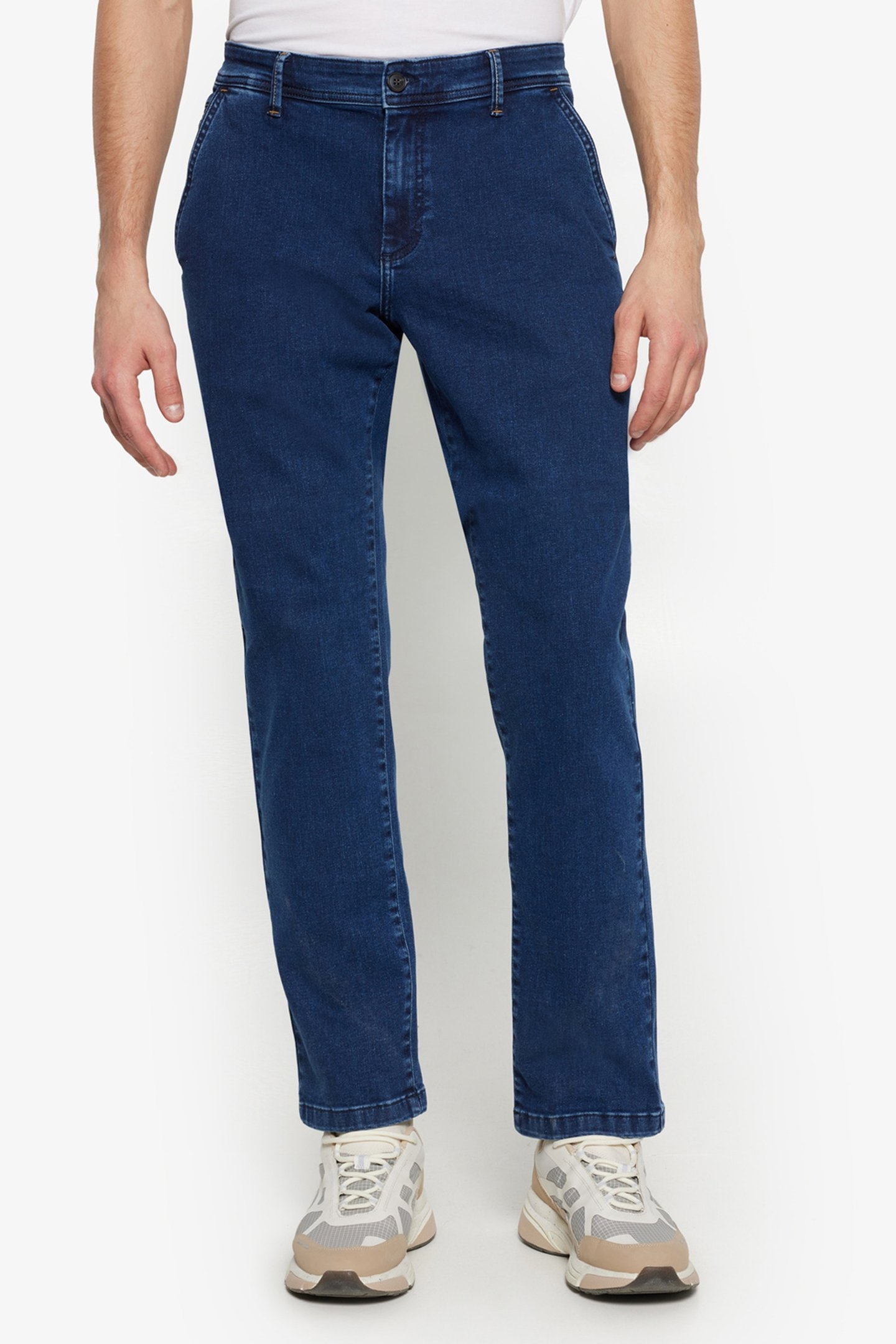 CHILLSI DENIM CHINO PANTS BRIGHT BLUE DENIM 1