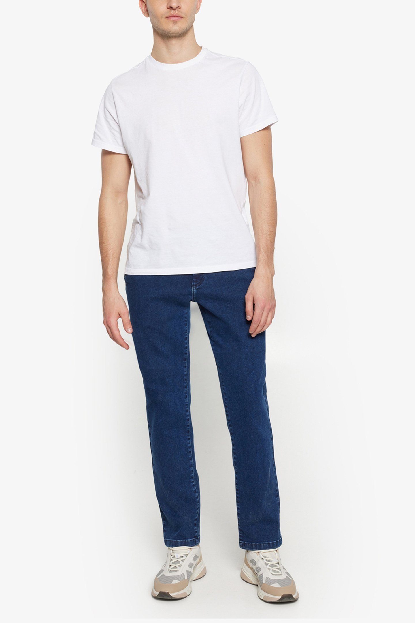 CHILLSI DENIM CHINO PANTS BRIGHT BLUE DENIM 3