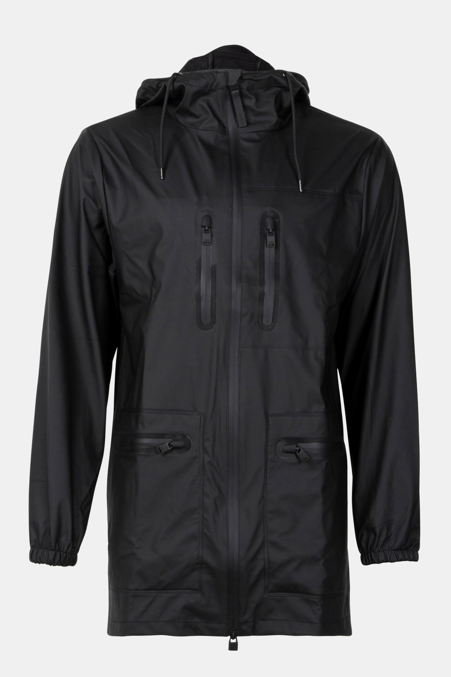 UNISEX CARGO LONG JACKET W3 BLACK 1