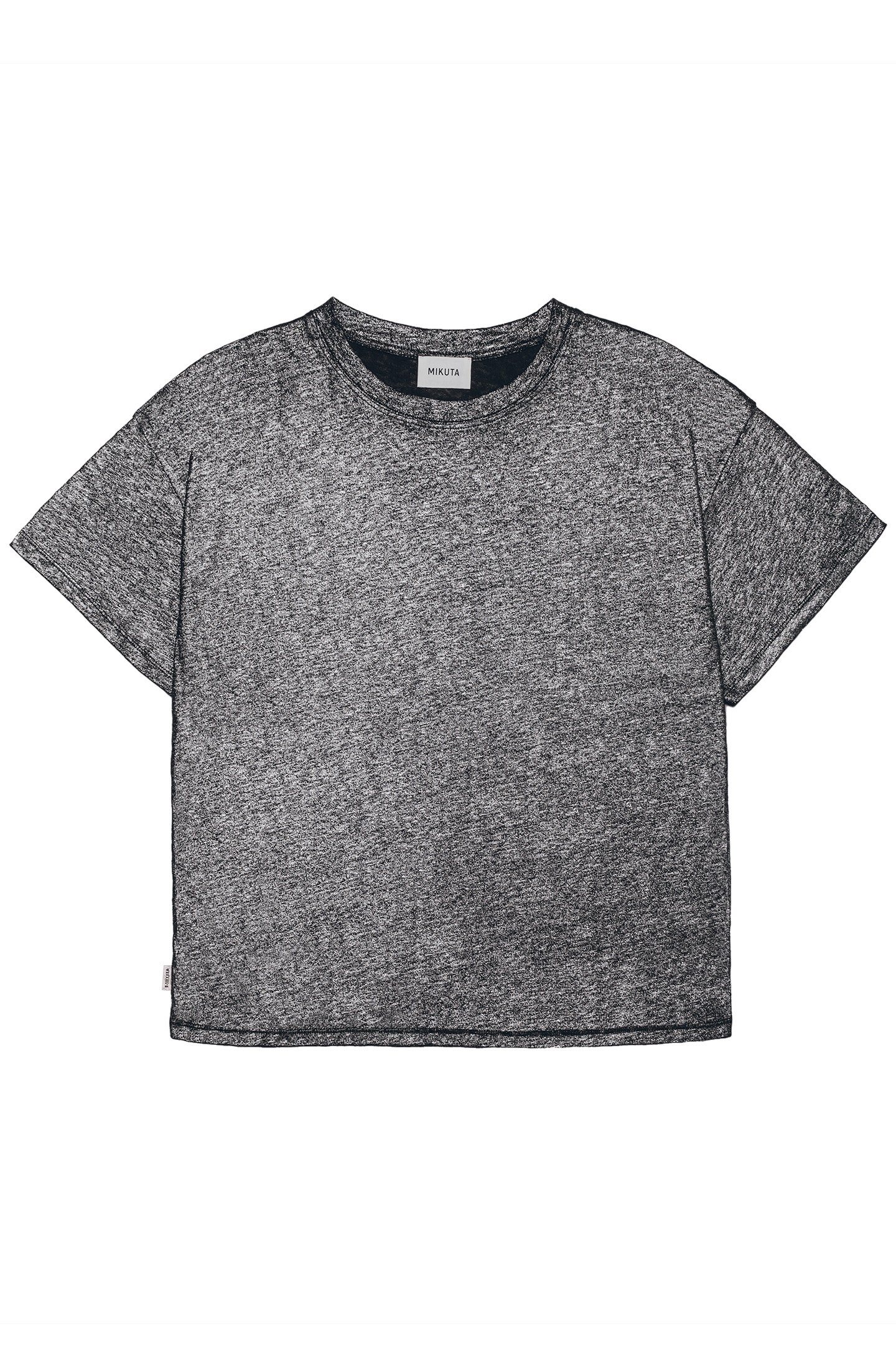 THE GLITTER LINEN BASE T-SHIRT 1