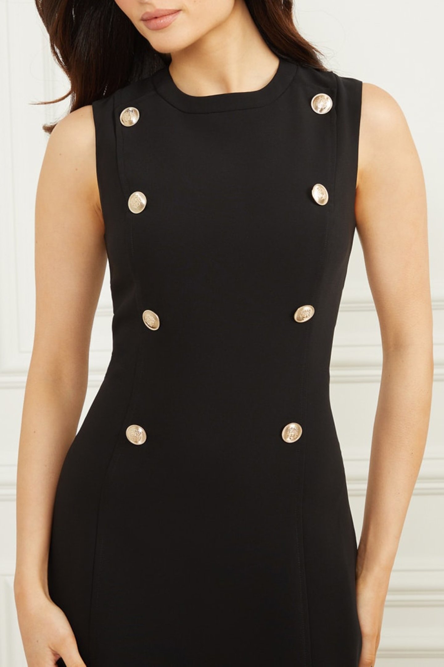 LEILA DRESS JET BLACK A996 6