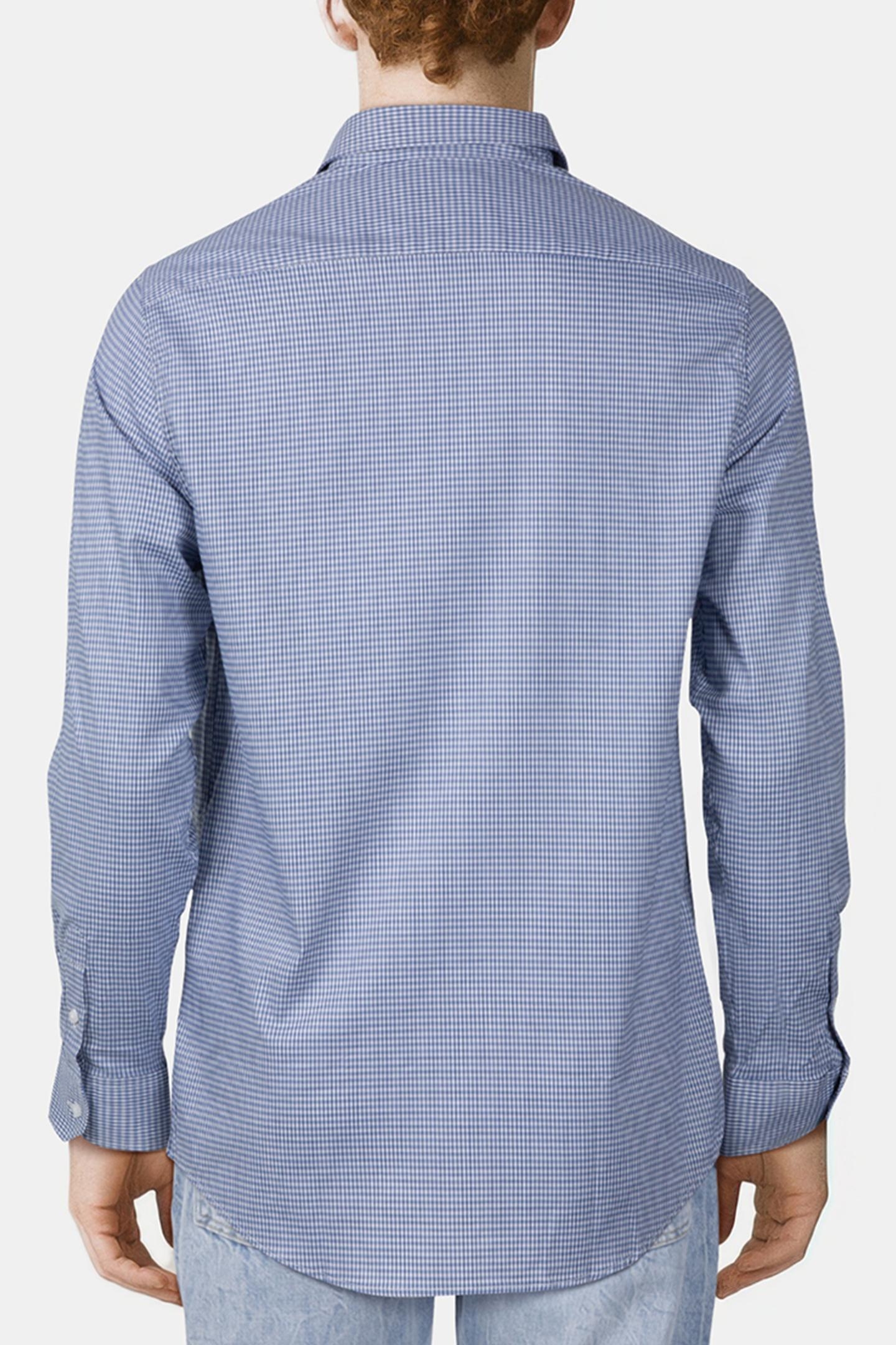 JOE IT COLLAR NOTCHE BLUE MICRO CHECK 2