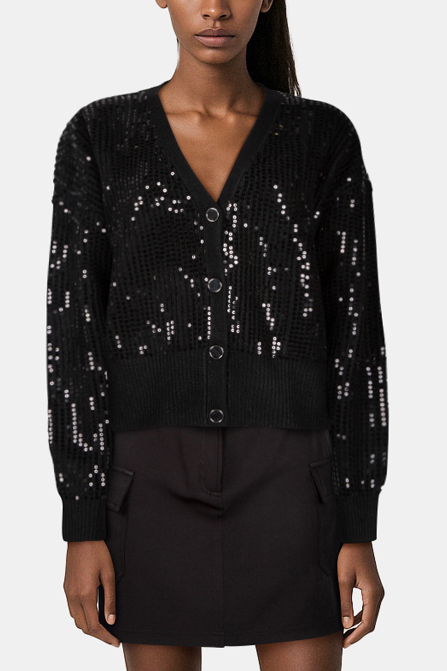 RILEY LS VN SEQUINS JET BLACK A996 1