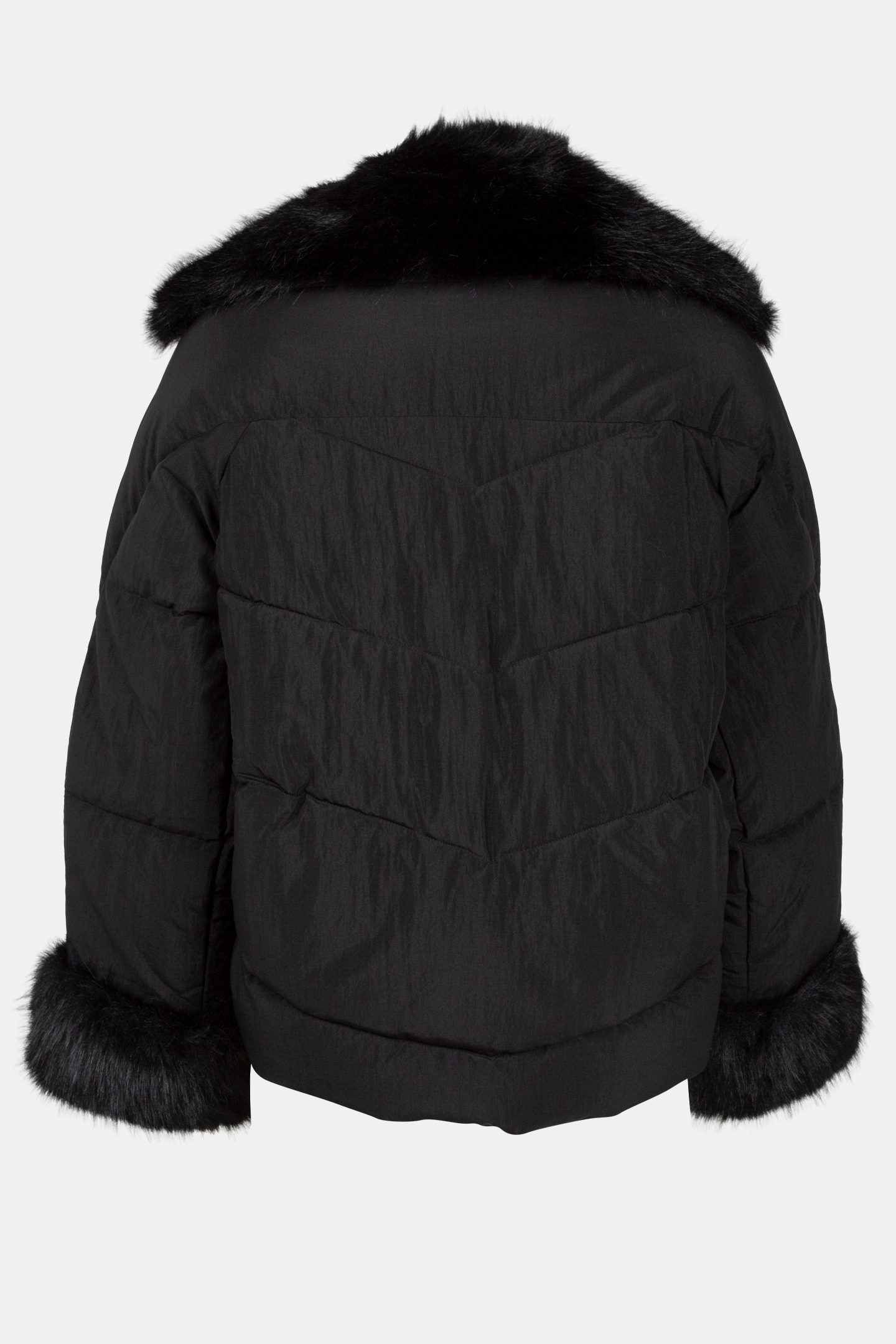 MARCIANO BY GUESS ZOE PUFFER JACKET JET BLACK 4