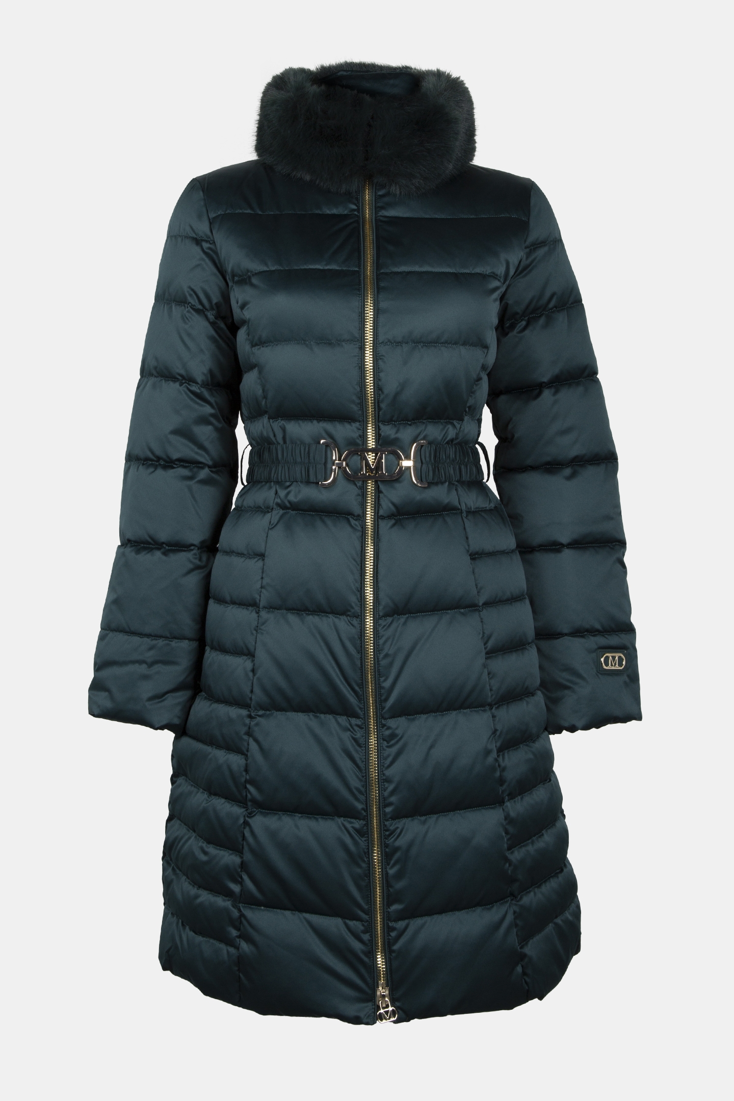 MARCIANO BY GUESS JASTIN DOWN MIDI JAC FERN MOSS GREEN MULT 3