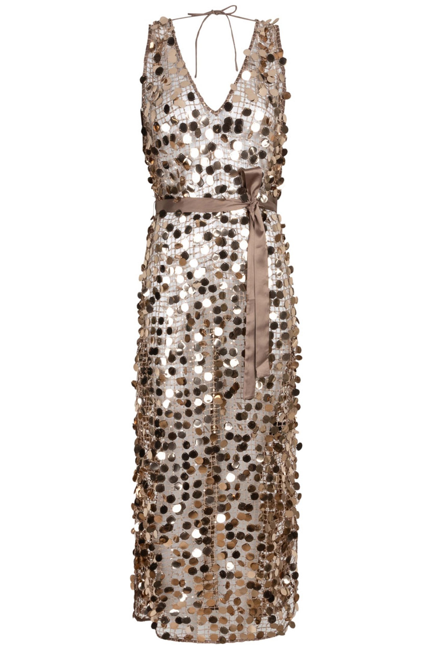 BABYLON SEQUINS DRESS HAZELNUT HAZE 3
