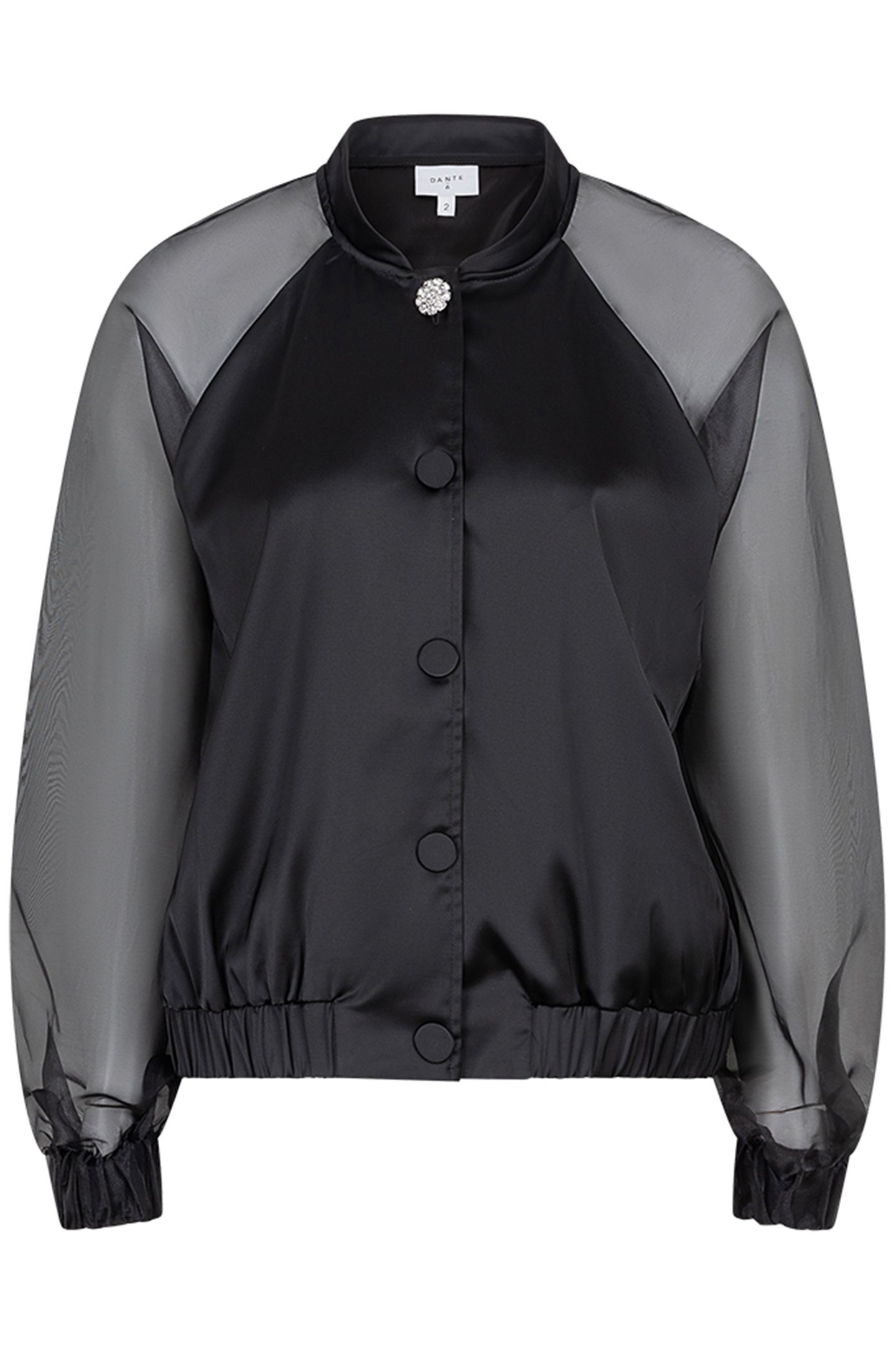 TULLYA SATIN BOMBER RAVEN 3
