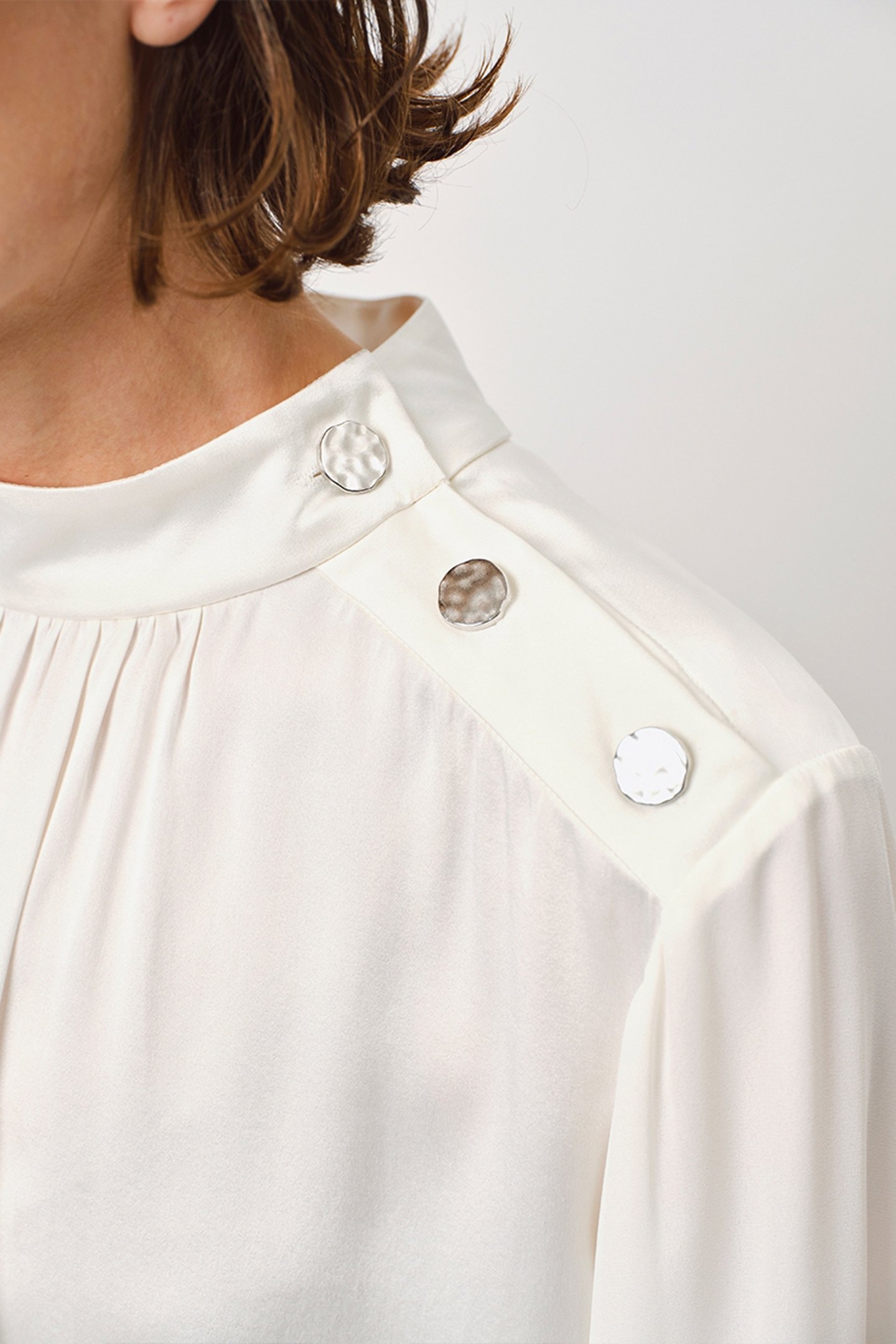 ALTHEA SILK TOP ECRU 5