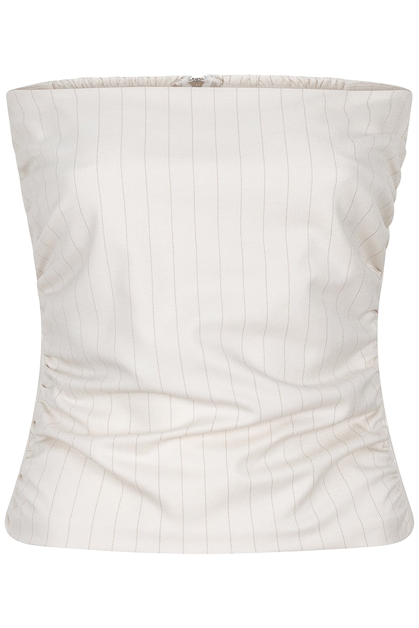 SPANGLE BUSTIER TOP ECRU 3