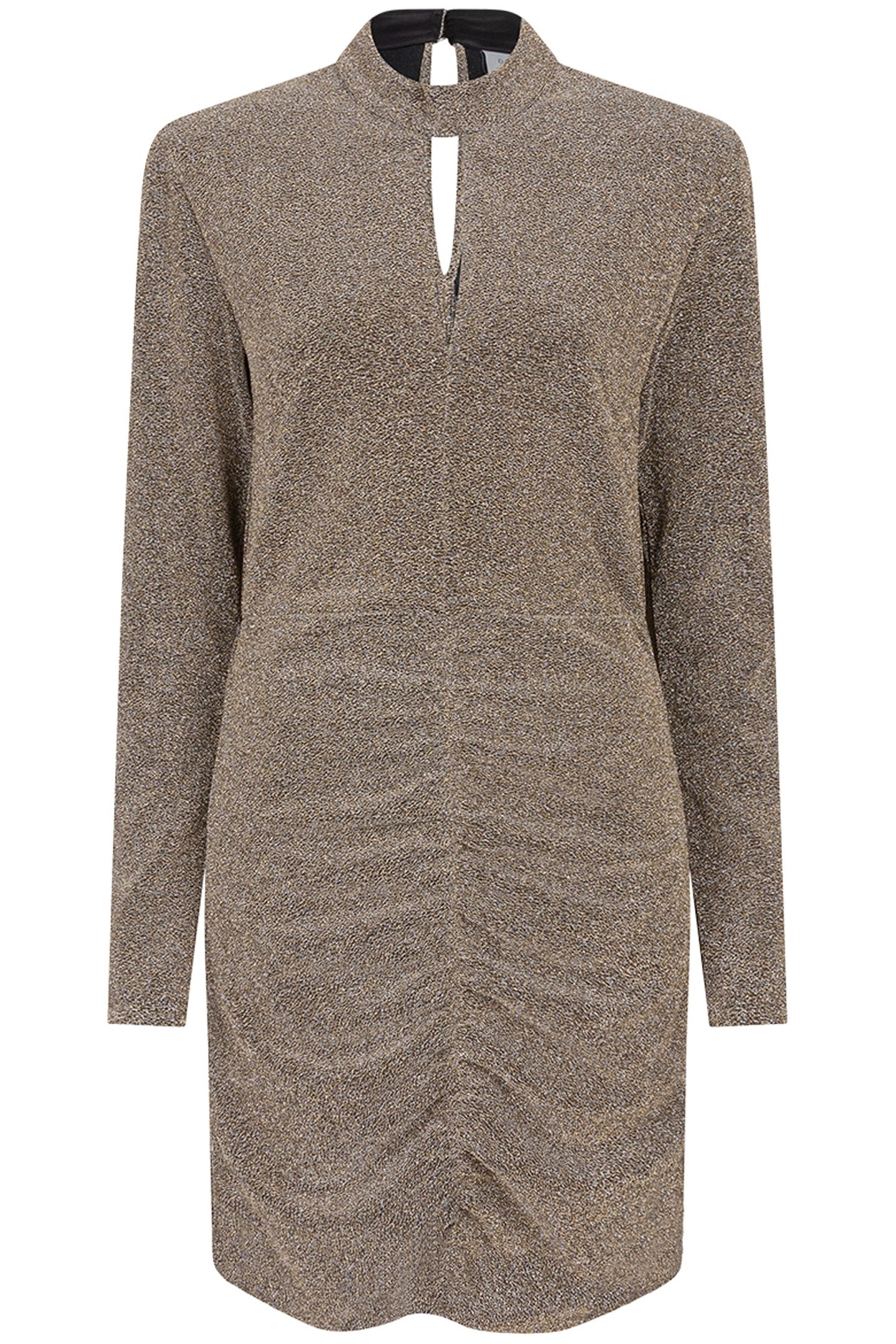 AISELA LUREX COCKTAIL DRESS CHAMPAGNE 3