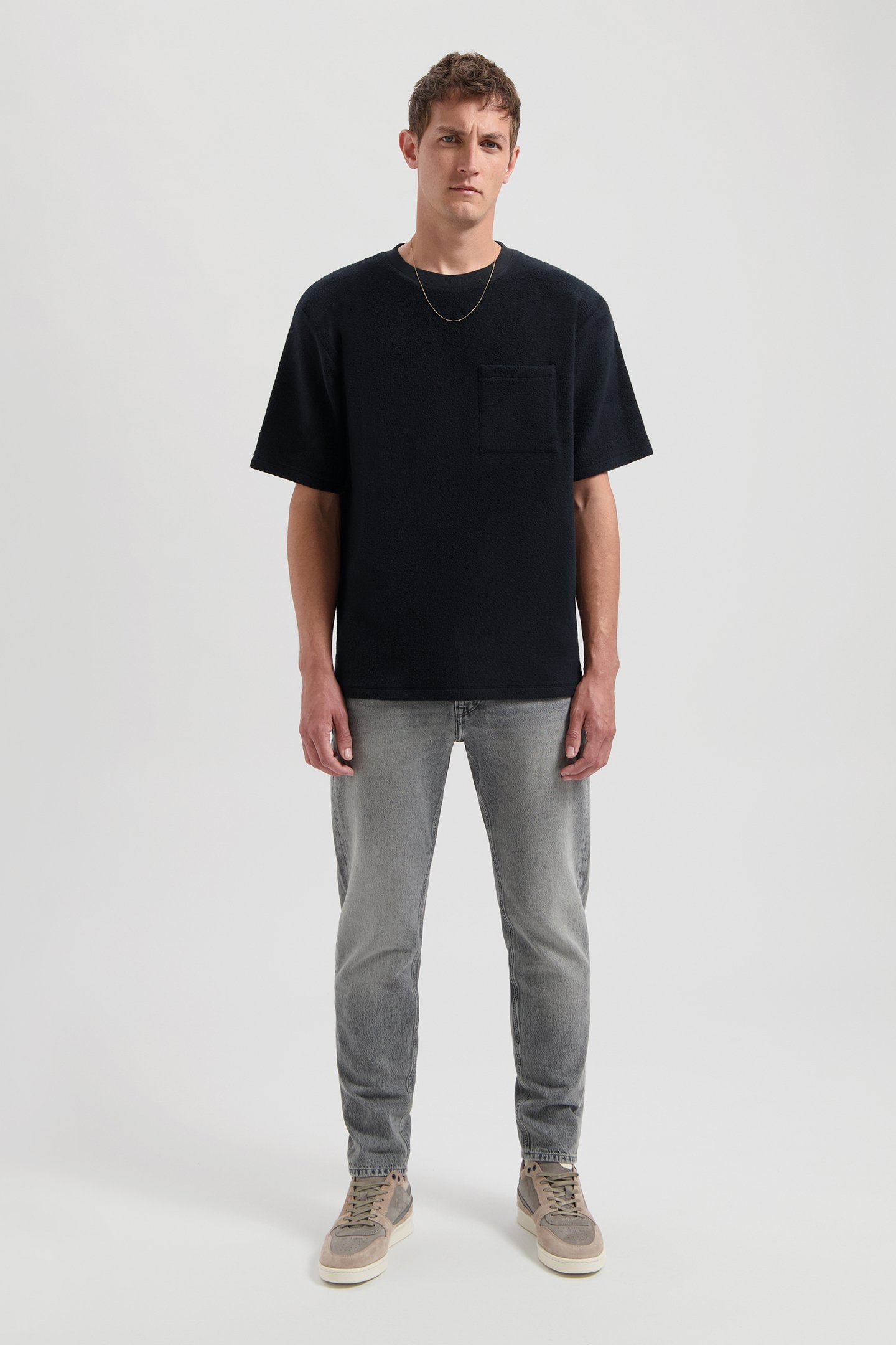 DS_COLLIN TEE TOWELLING BLACK 3