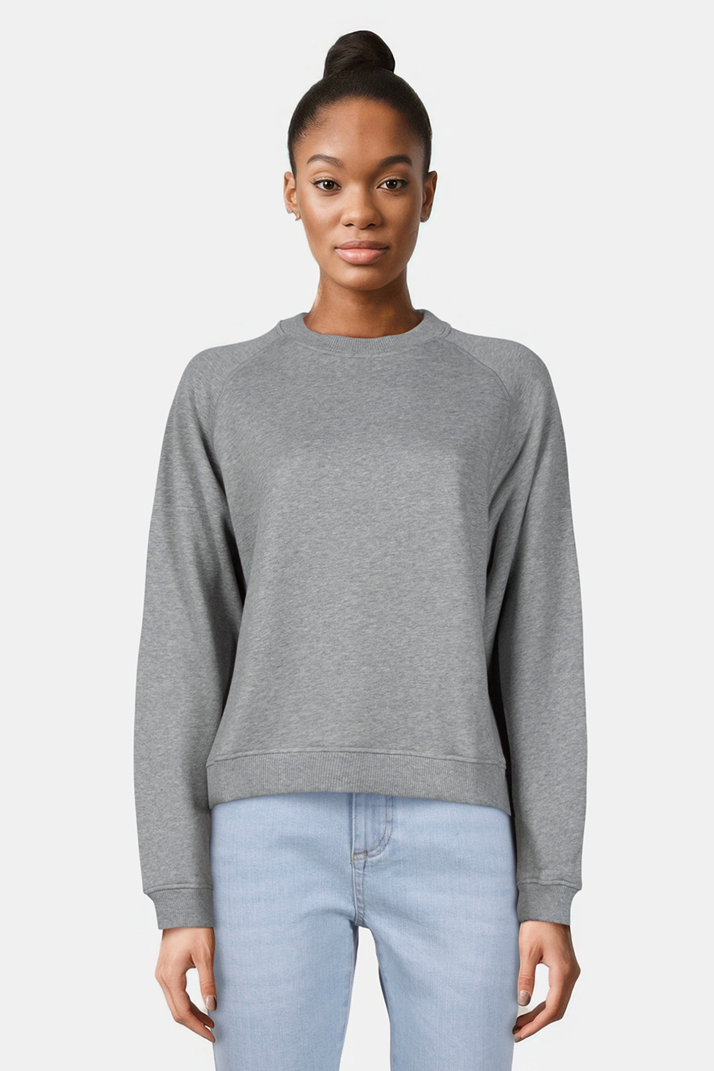 KORALIA SWEATER LIGHT GREY MELANGE 2