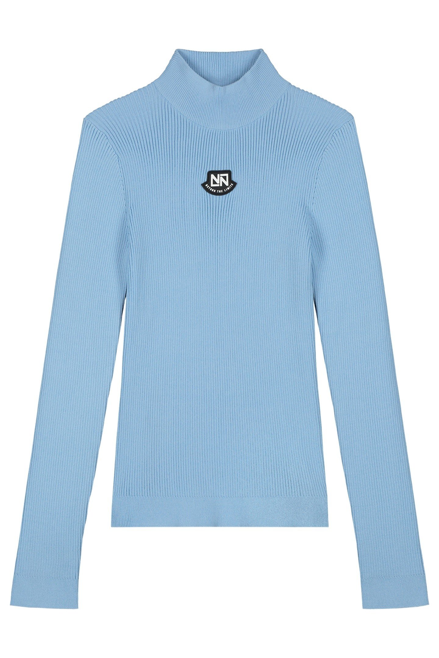 OLWYN KNITTED PULLY POWDER BLUE 1