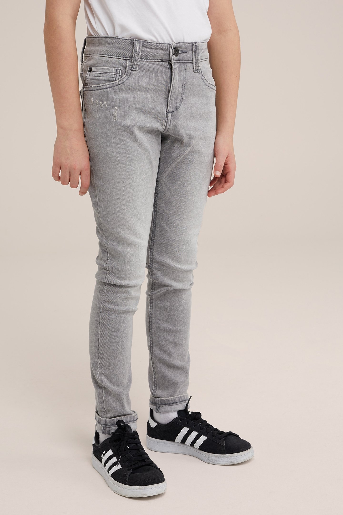 5-POCKET BLENDED LIGHT GREY 1