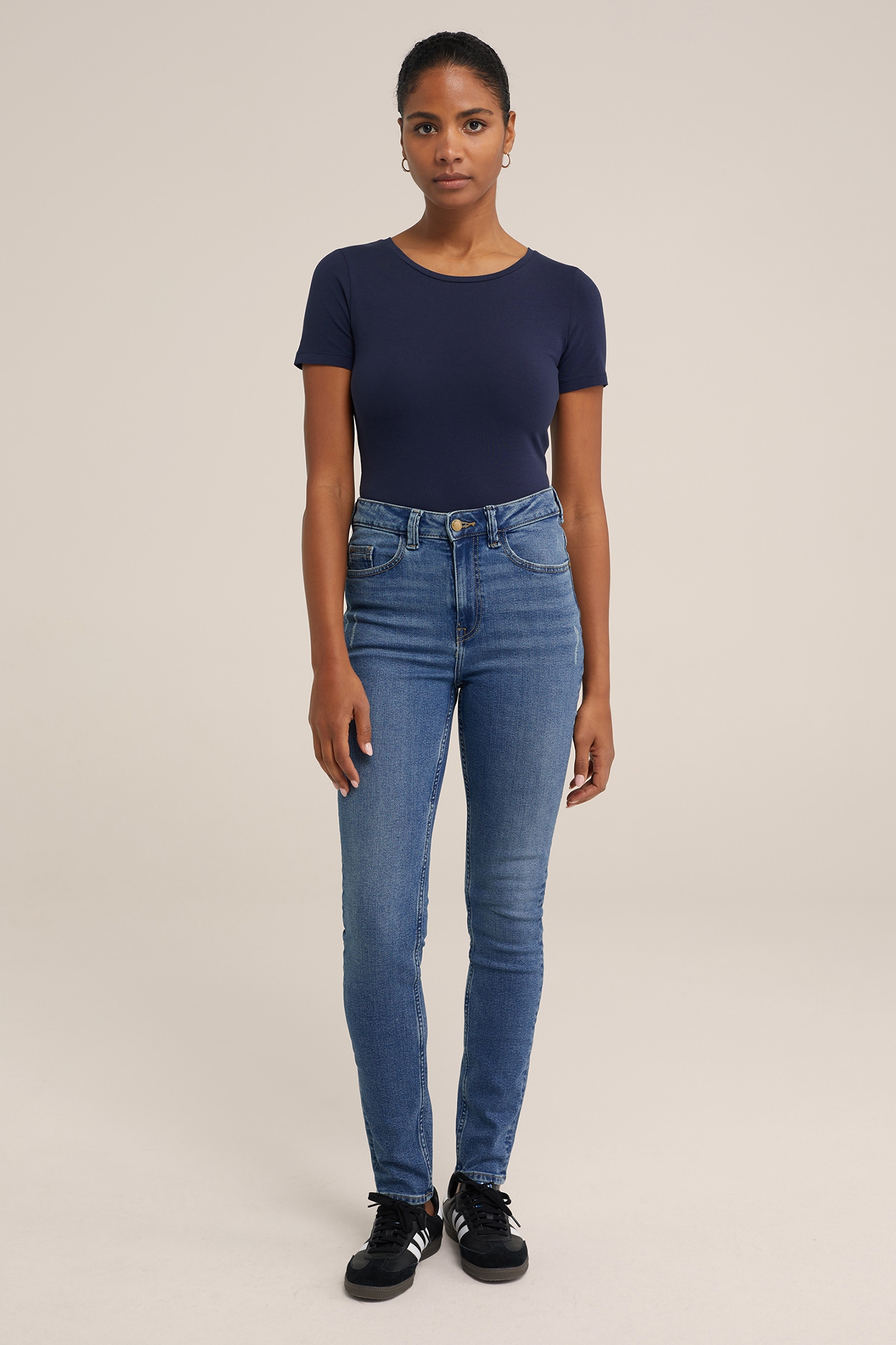 5-POCKET HIGH WAIST BLUE 3