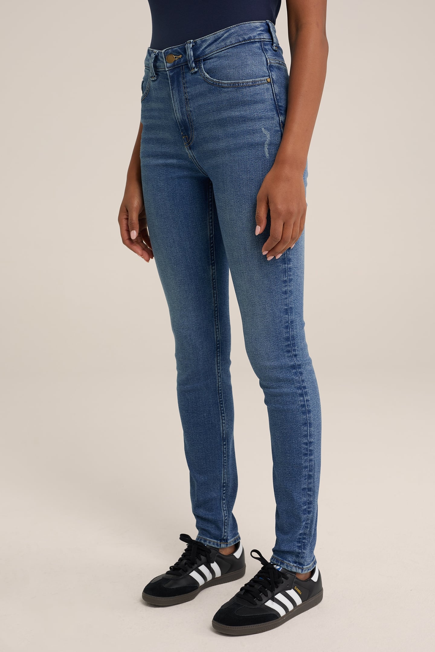 5-POCKET HIGH WAIST BLUE 1