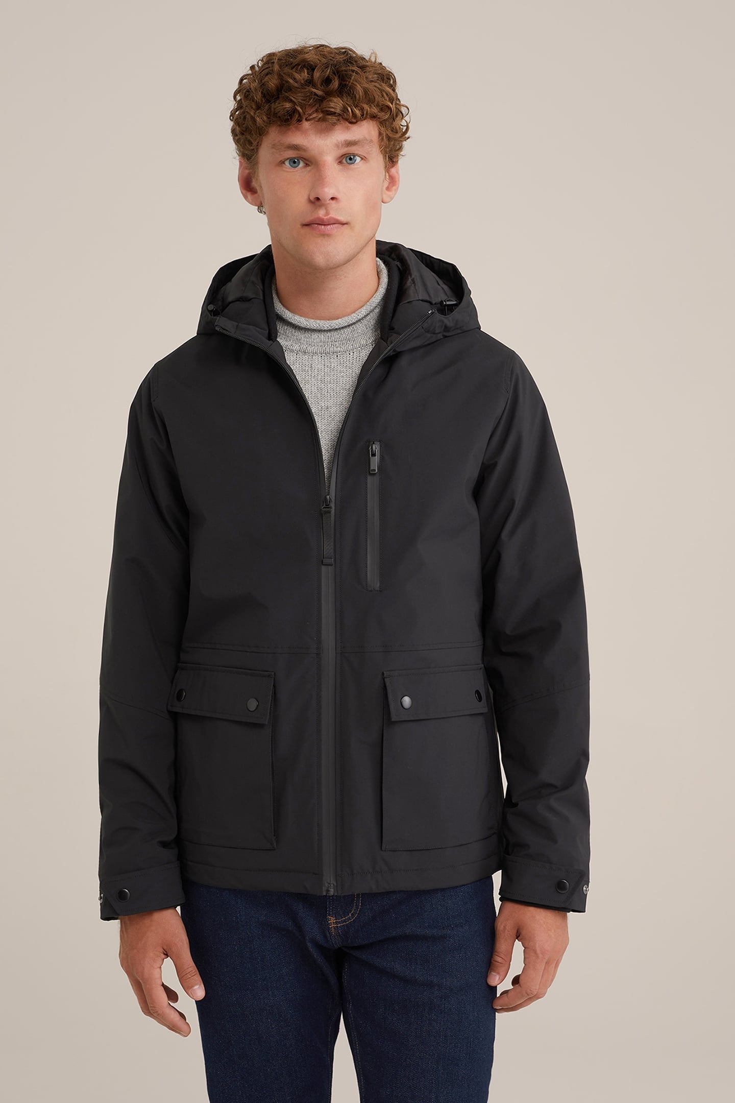 JACKET NORMAL LENGTH BLACK 1