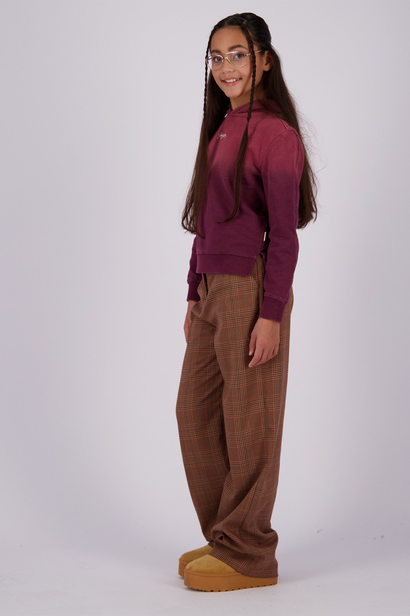 GIRLS NARINA HOODY RED WINE 6