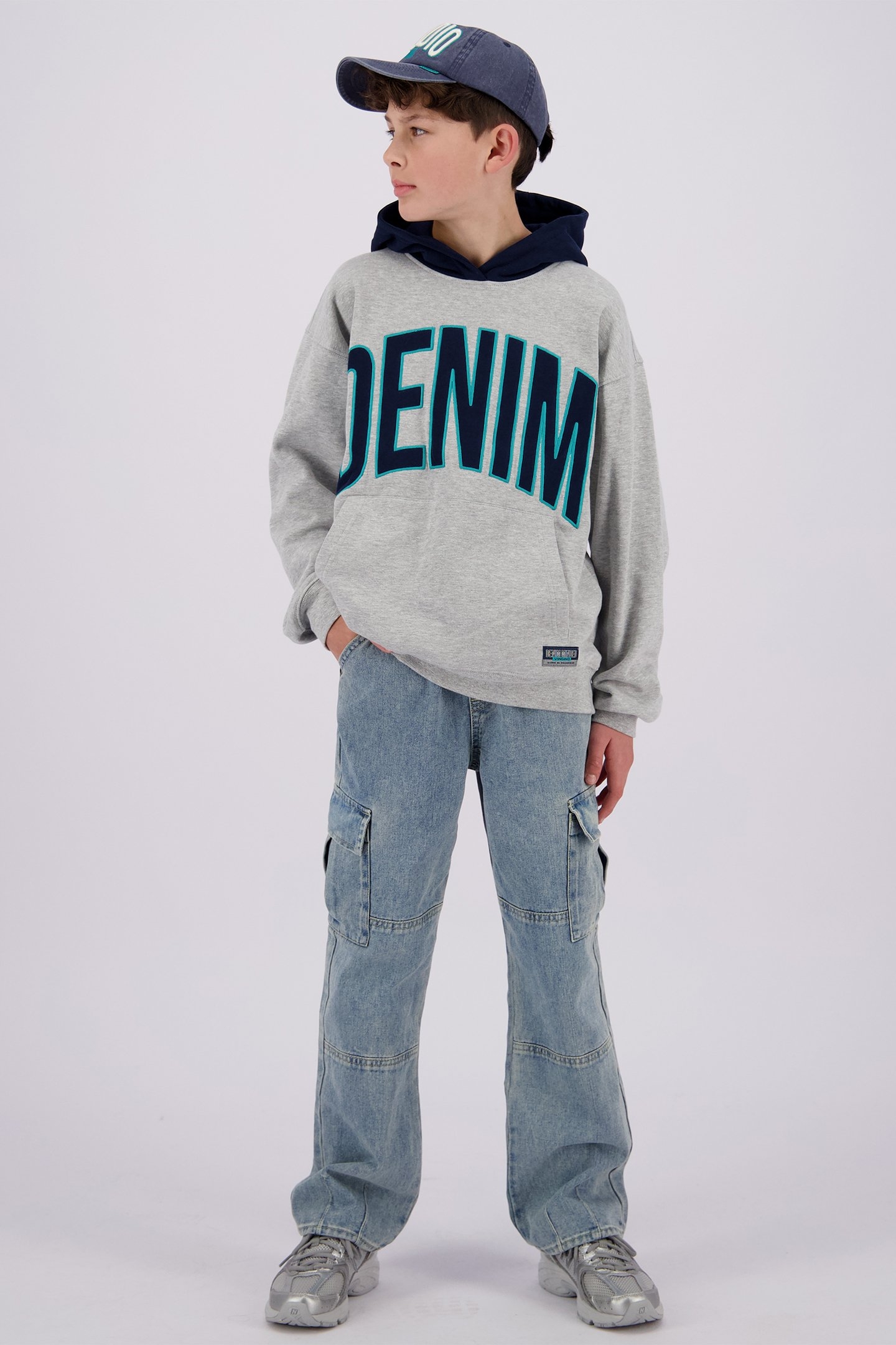 BOYS NANO SWEATER GREY MELEE 1