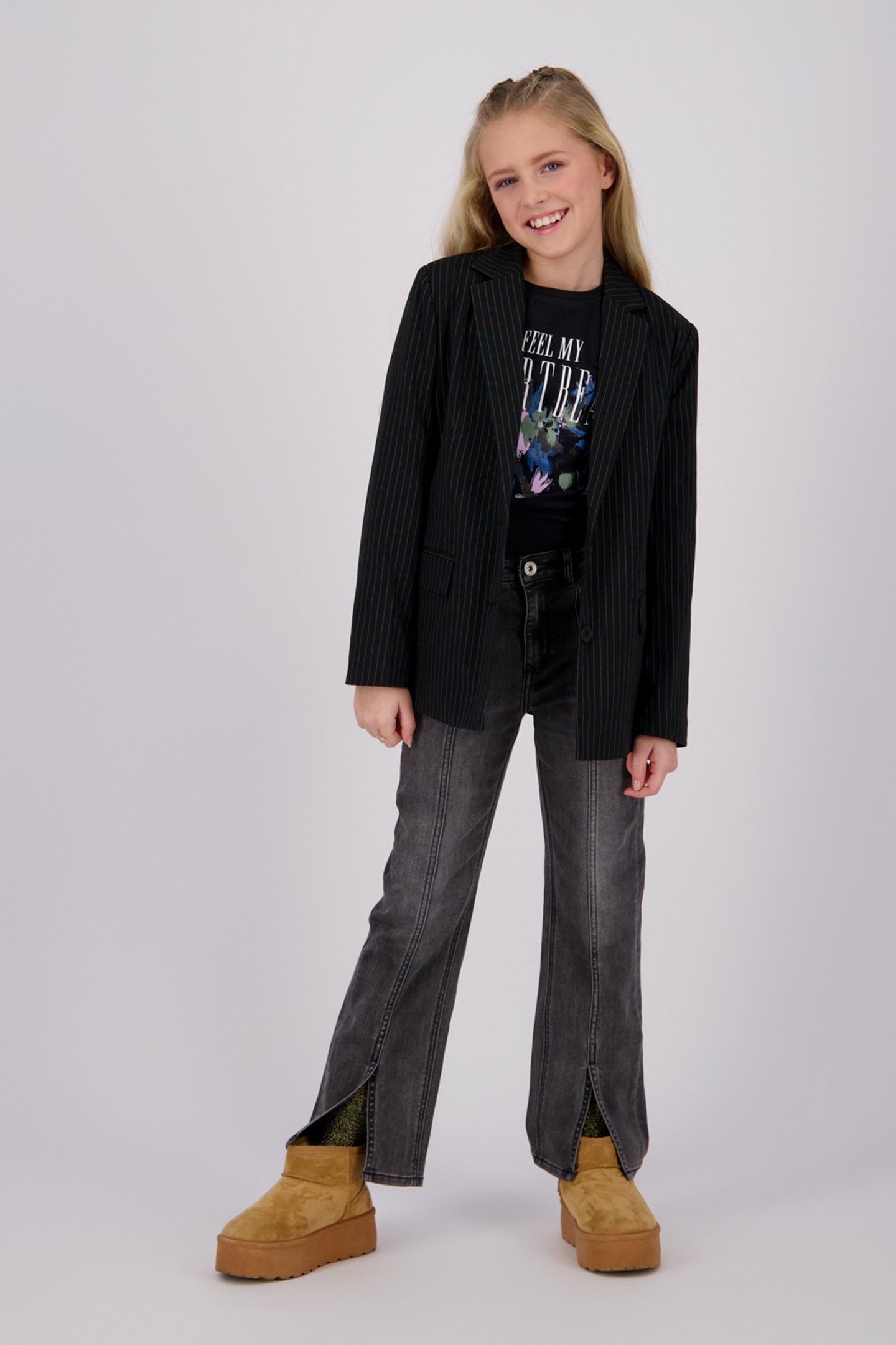 GIRLS JASMINE T-SHIRT DEEP BLACK 6