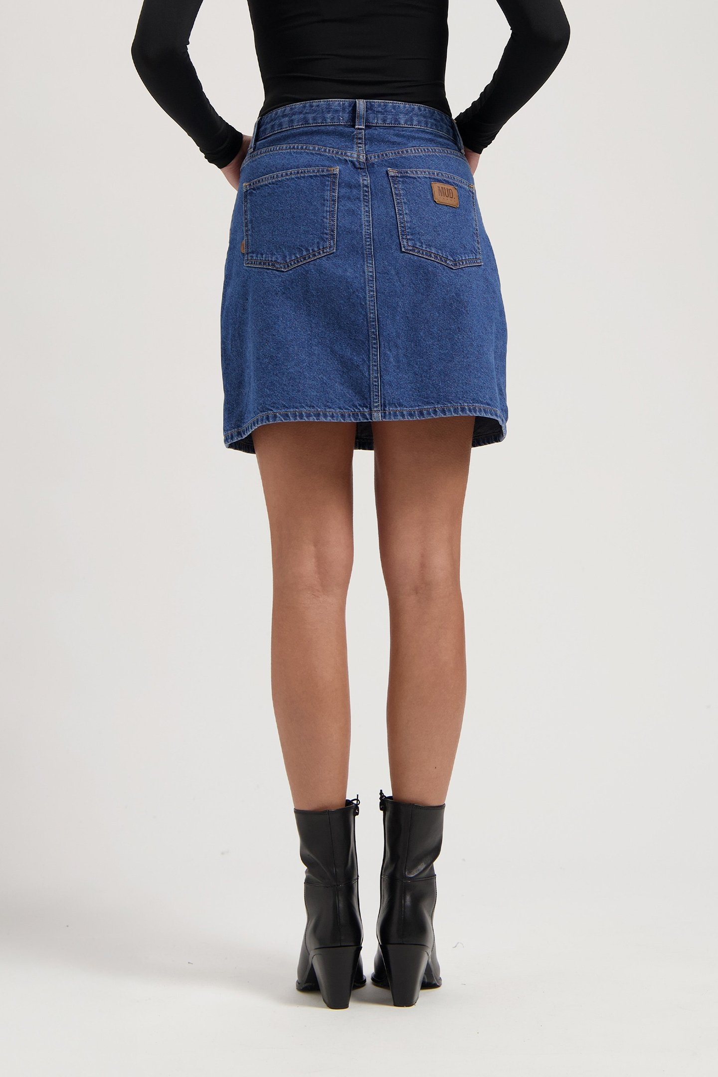 AUDRY MINI SKIRT MEDIUM STONE 2