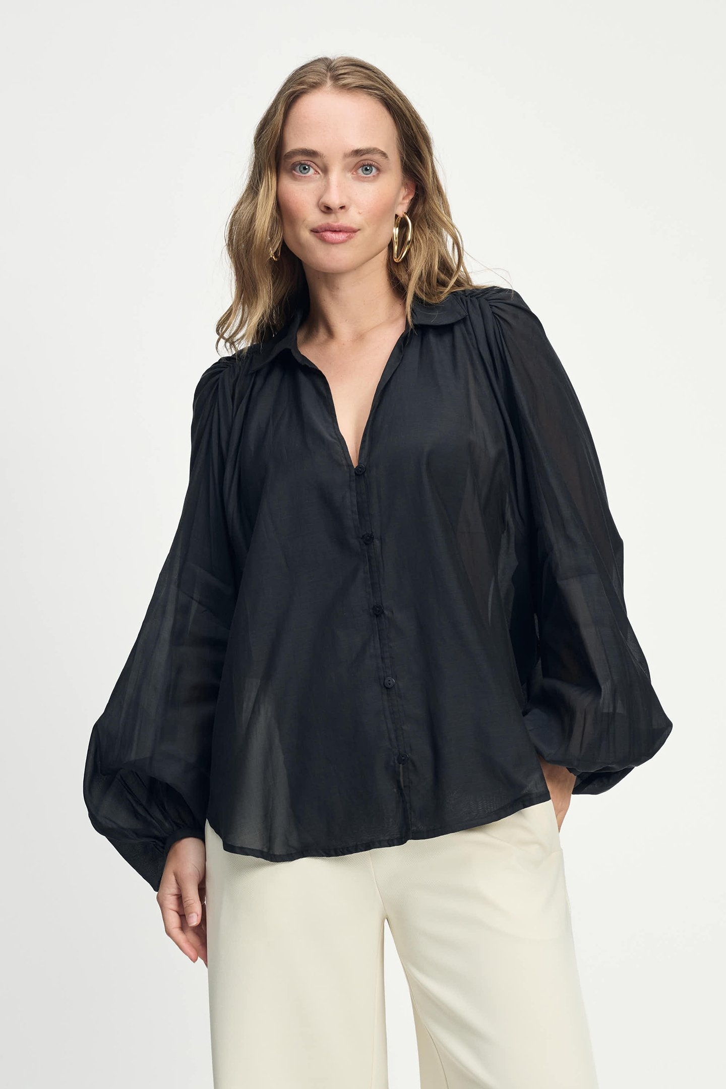 BLOUSE - LENA BLACK 1