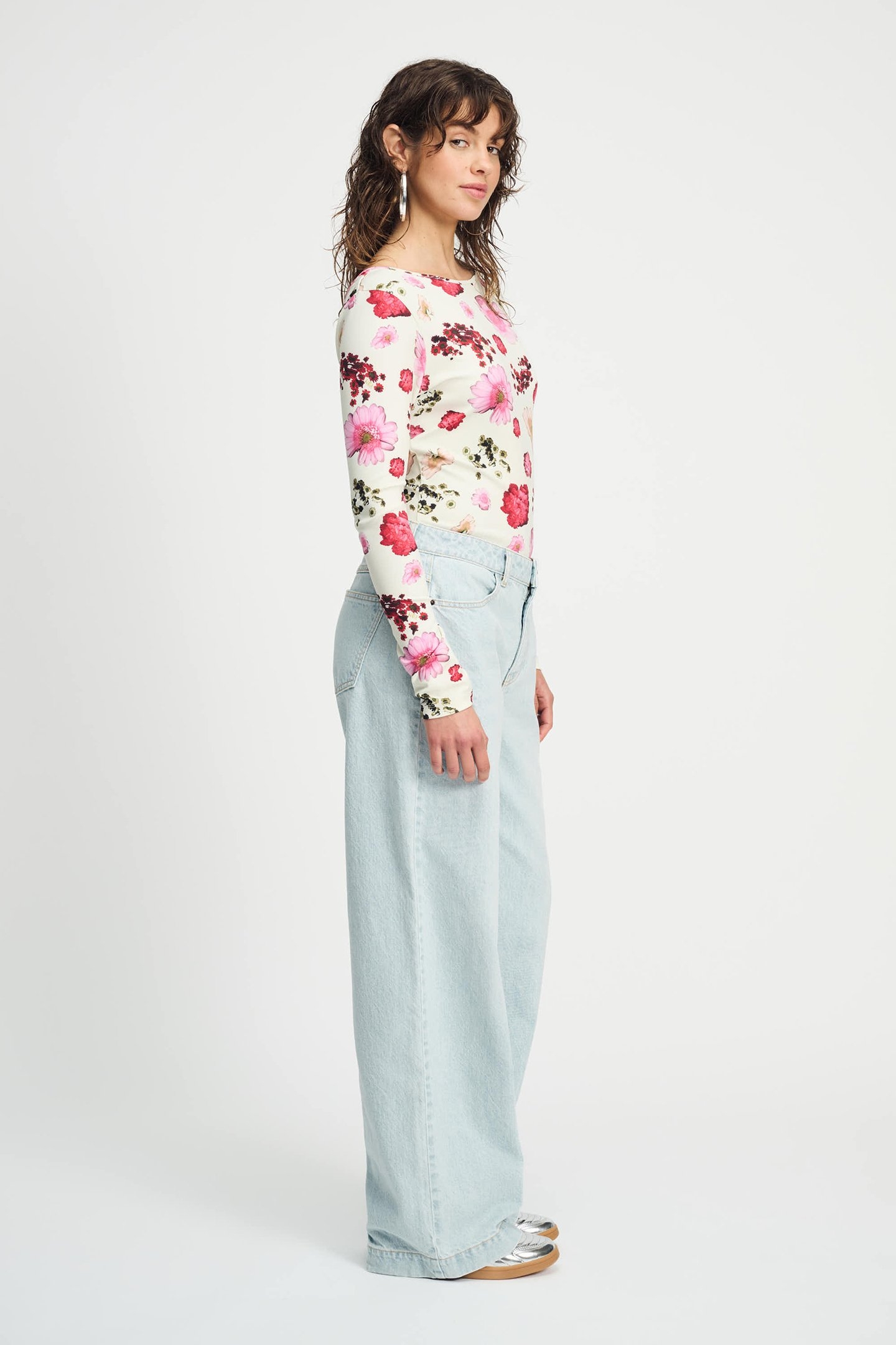 JEANS - BAGGY WIDE LEG ULTRA LIGHT BLUE 4