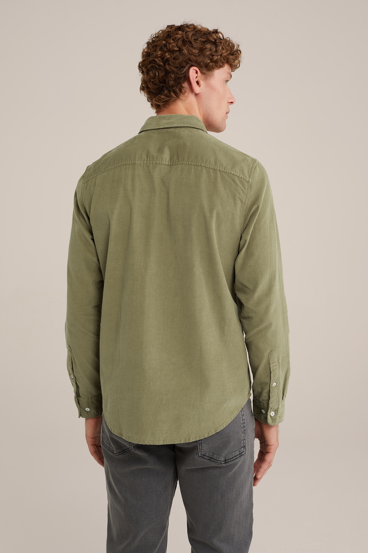 OVERHEMD OLIVE GREEN 2