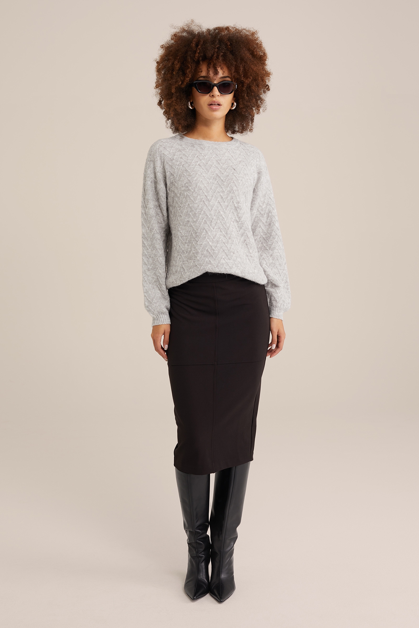 SKIRT PENCIL BLACK 3