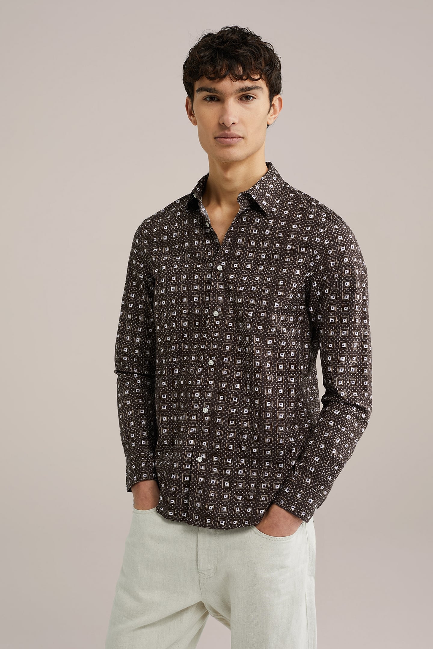 SHIRT DARK BROWN 1