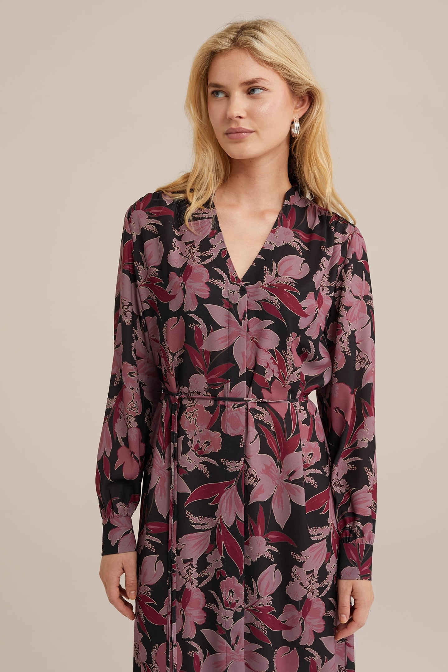 DRESS MID LENGTH MULTI-COLOURED 3