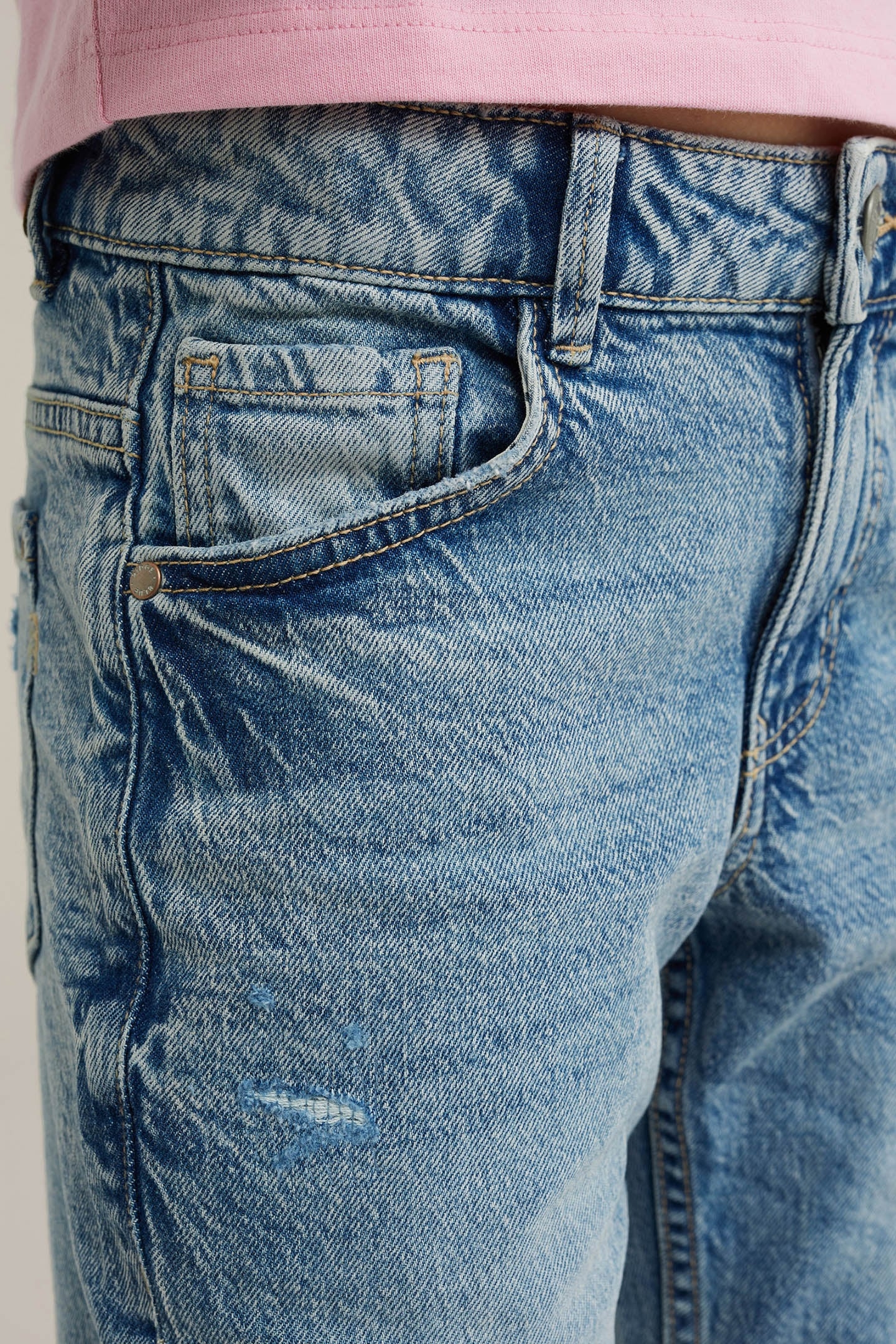 5-POCKET HIGH RISE DARK BLUE 5