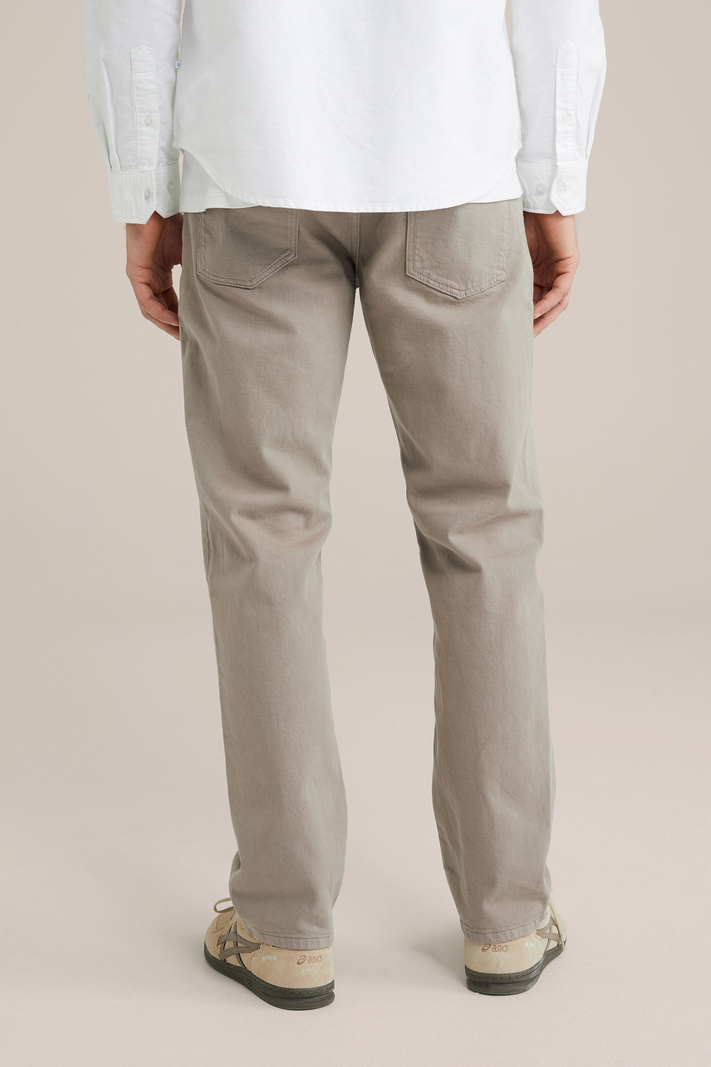 5-POCKET MID WAIST LIGHT BROWN 2