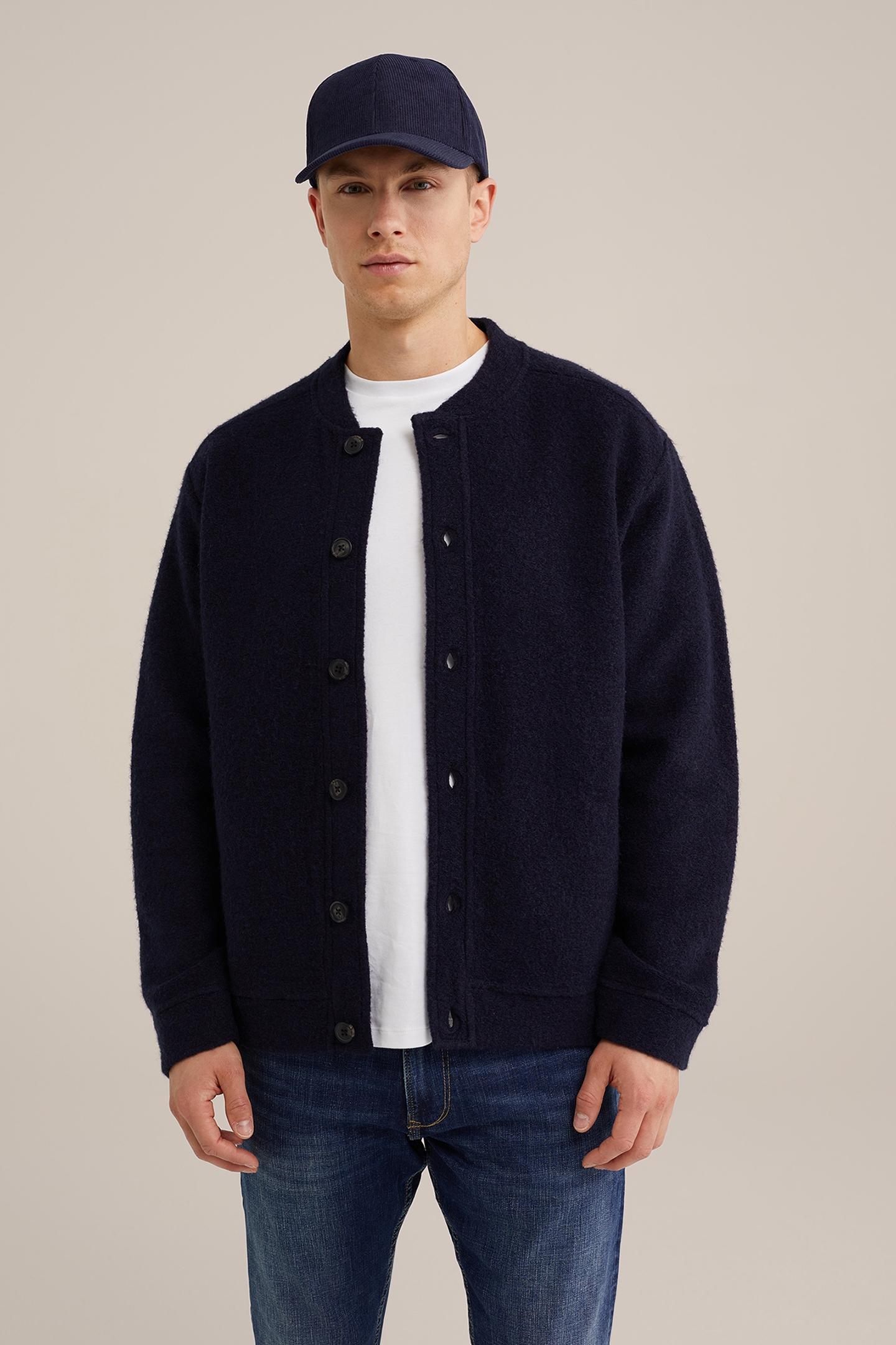 CARDIGAN DARK BLUE 1