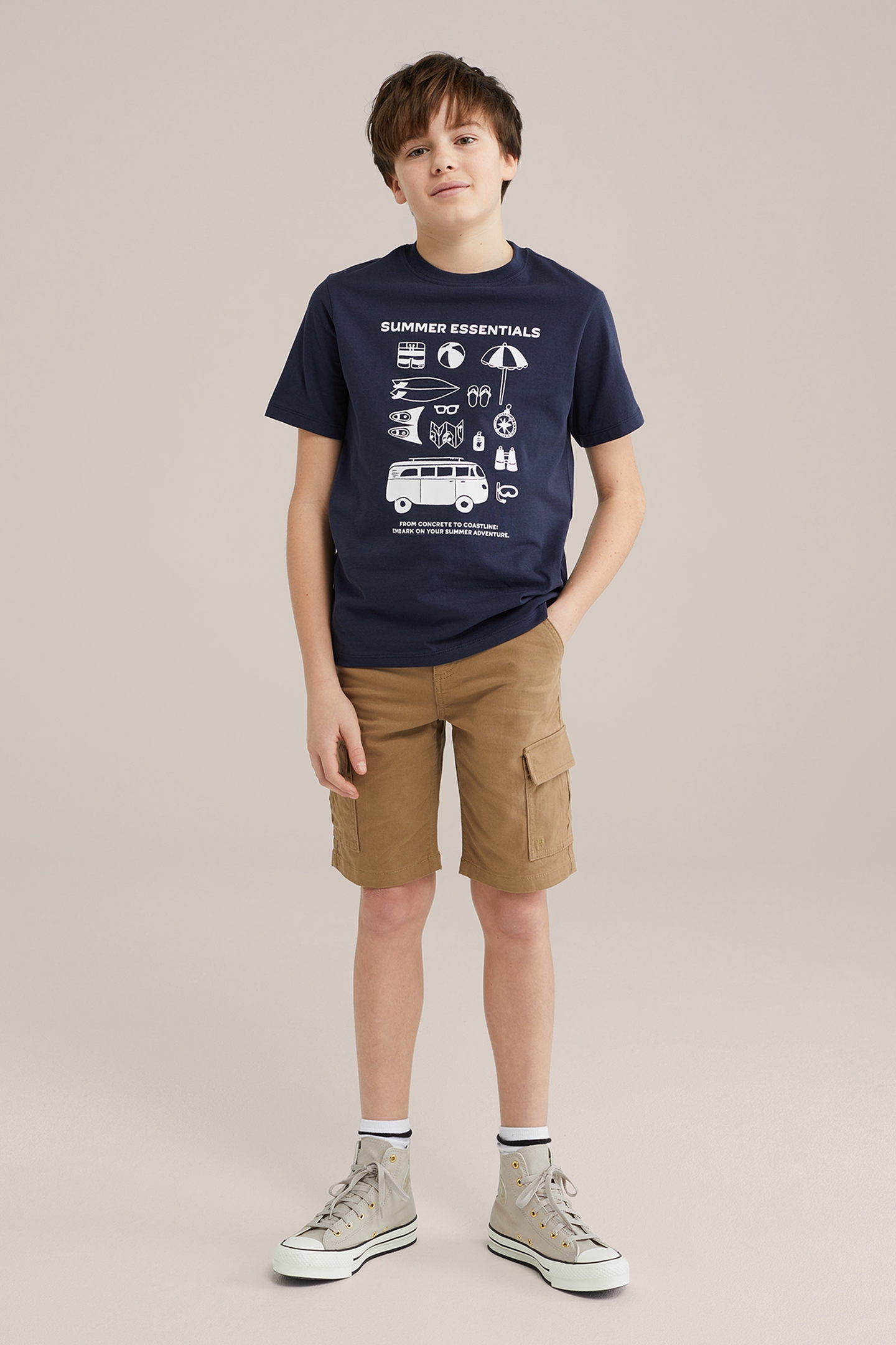 CARGO PANTS LIGHT BROWN 2