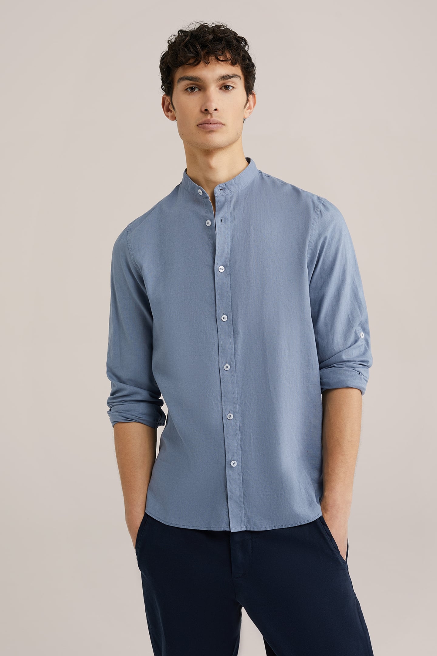SHIRT GREYISH BLUE 1