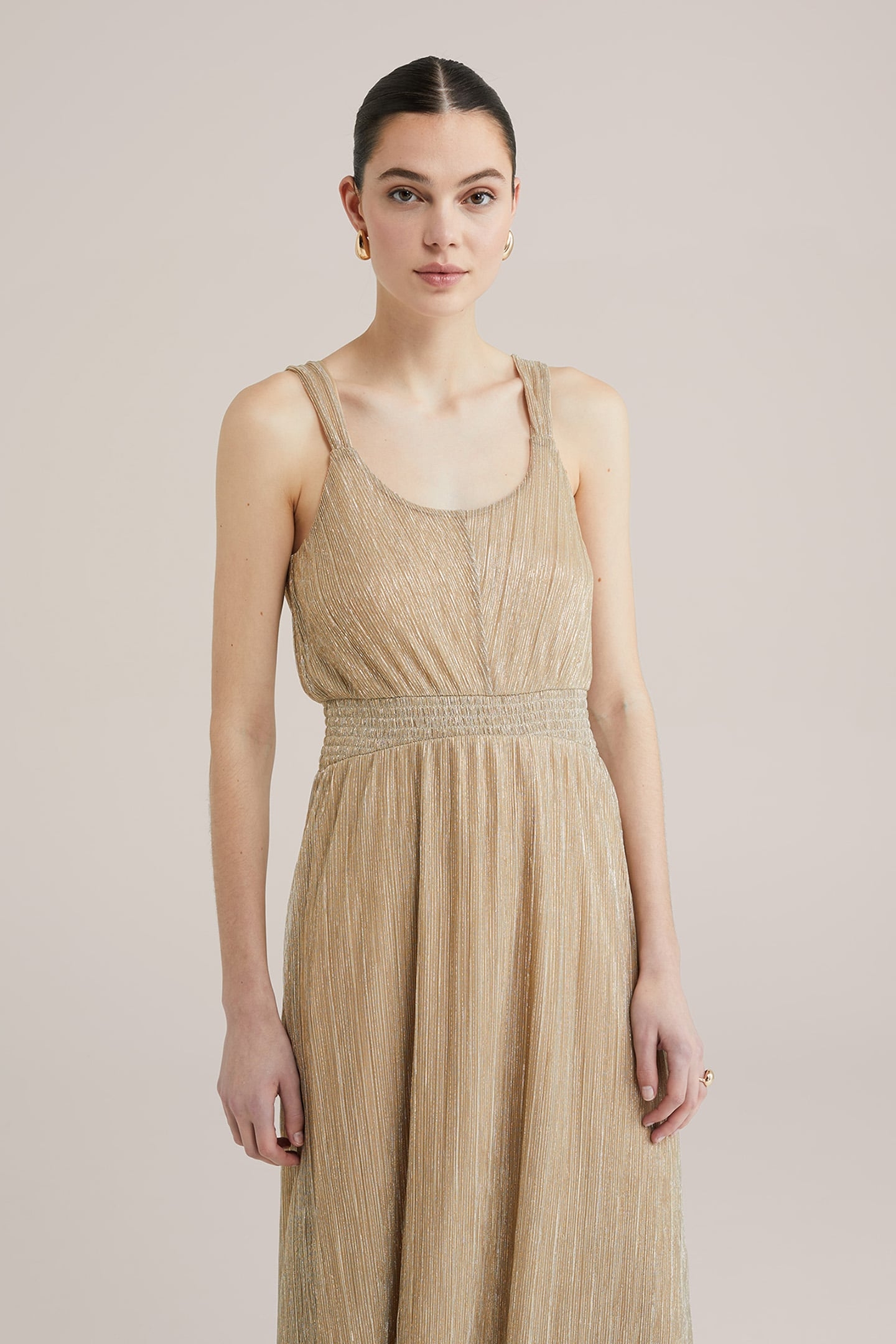 DRESS MAXI LENGTH GOLD 4