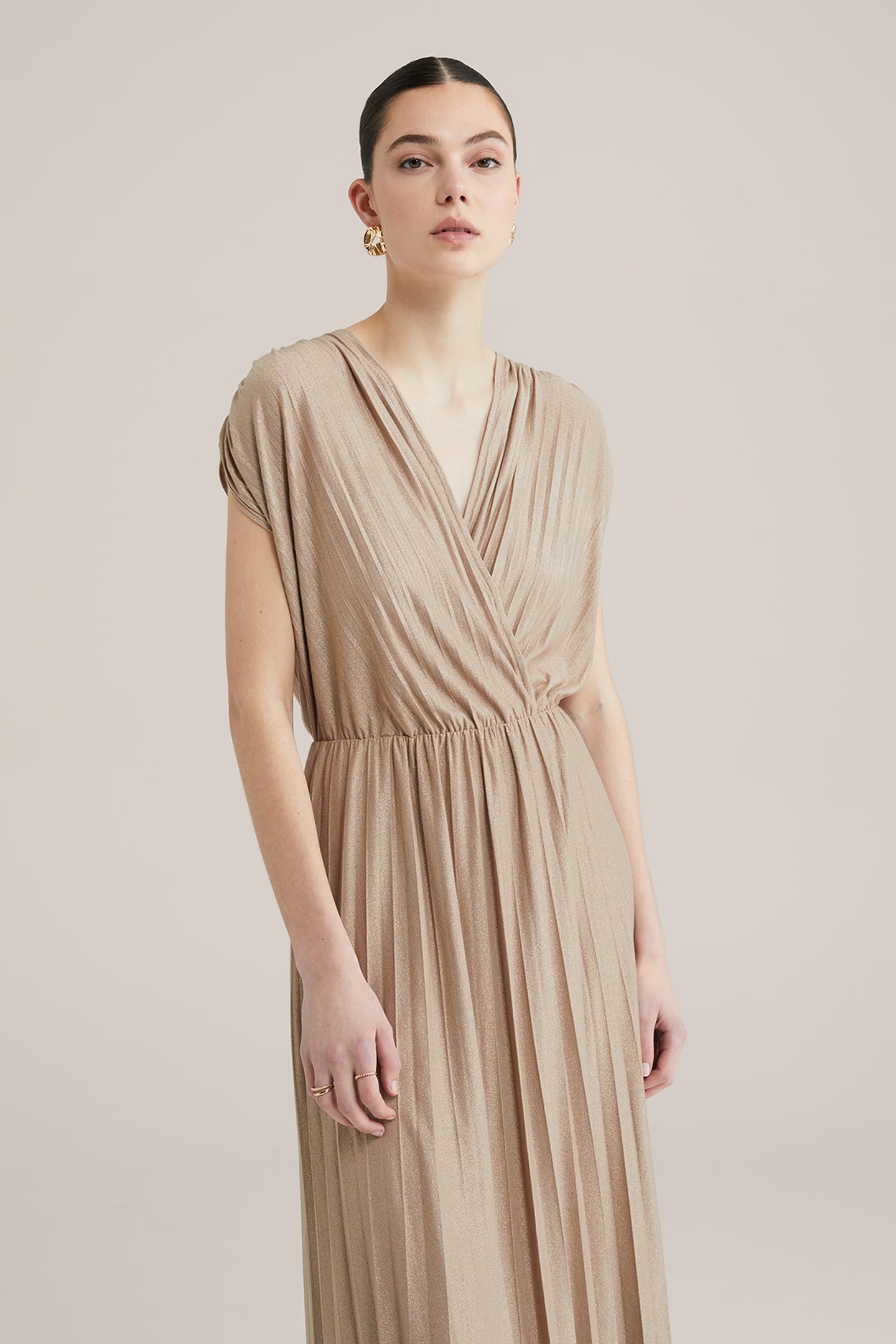 DRESS MID LENGTH GOLD 4