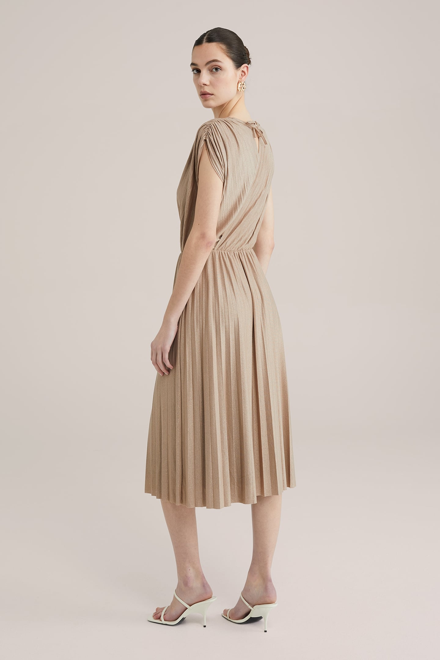 DRESS MID LENGTH GOLD 2