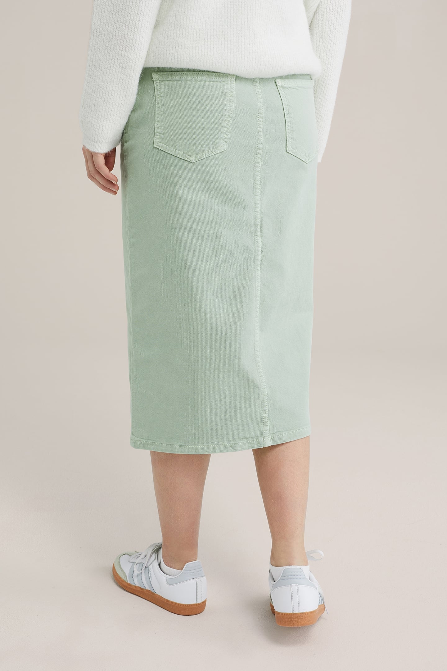 SKIRT MEDIUM LENGTH MINT GREEN 2