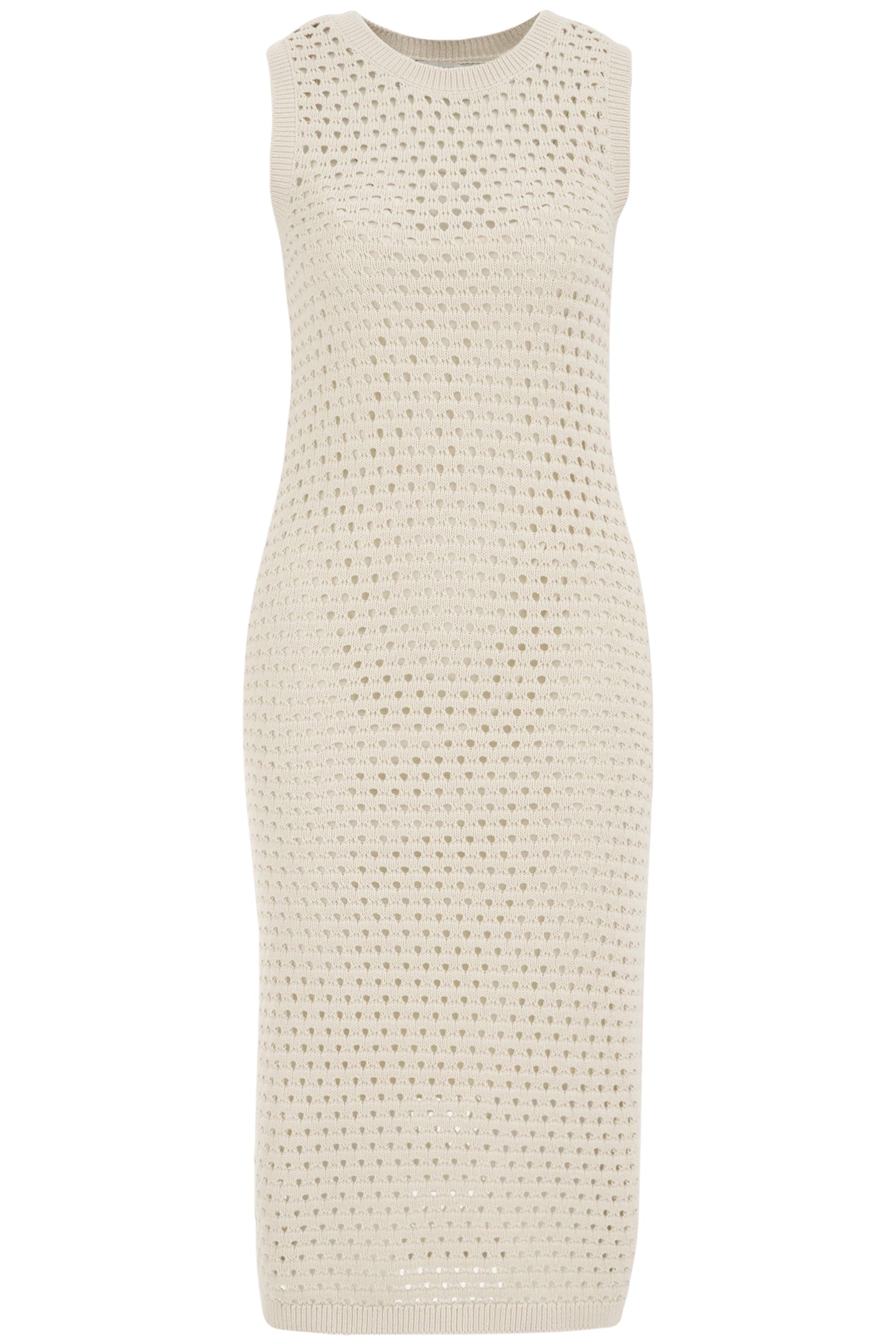 DRESS MID LENGTH BEIGE 4